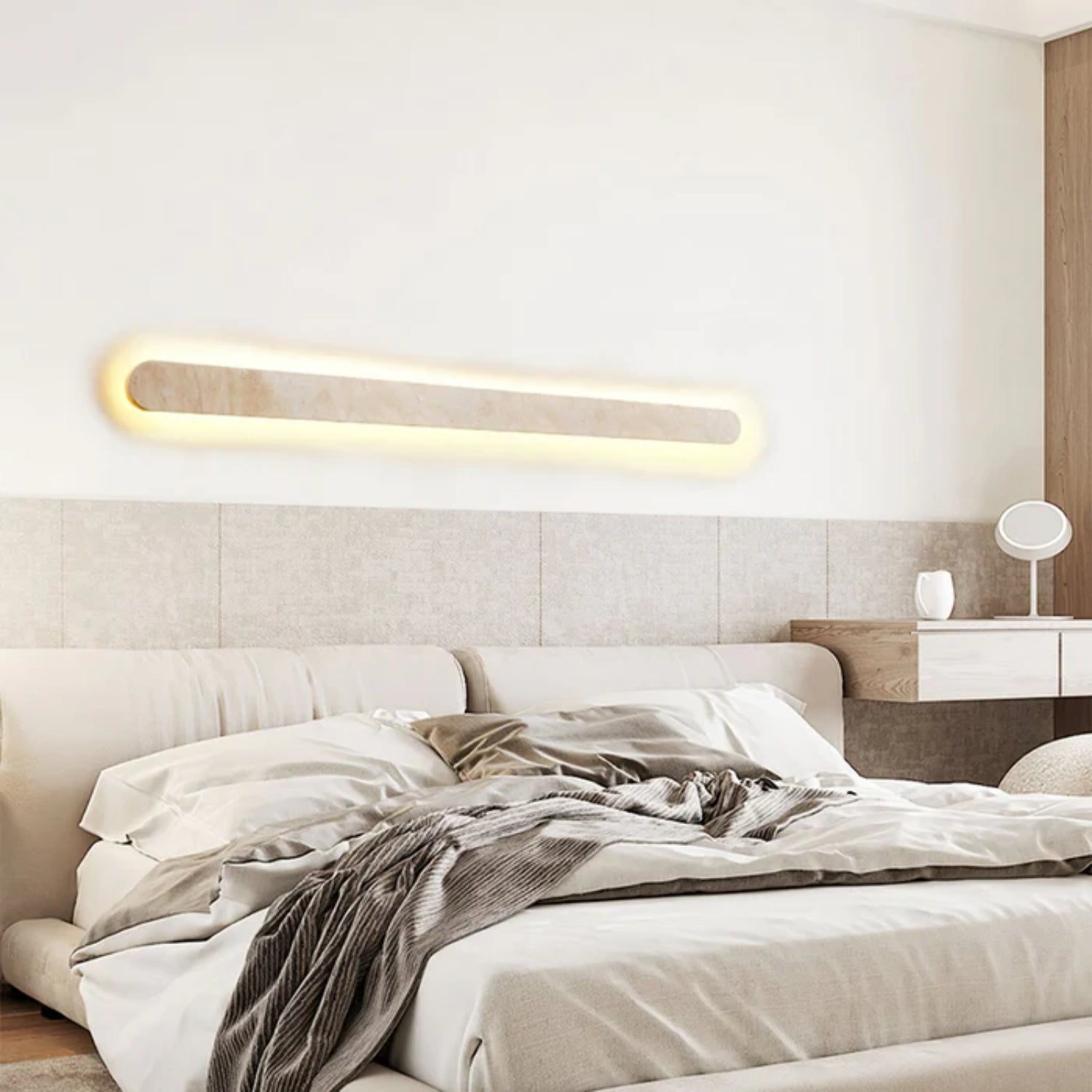 Leiyva Natuursteen Wandlamp