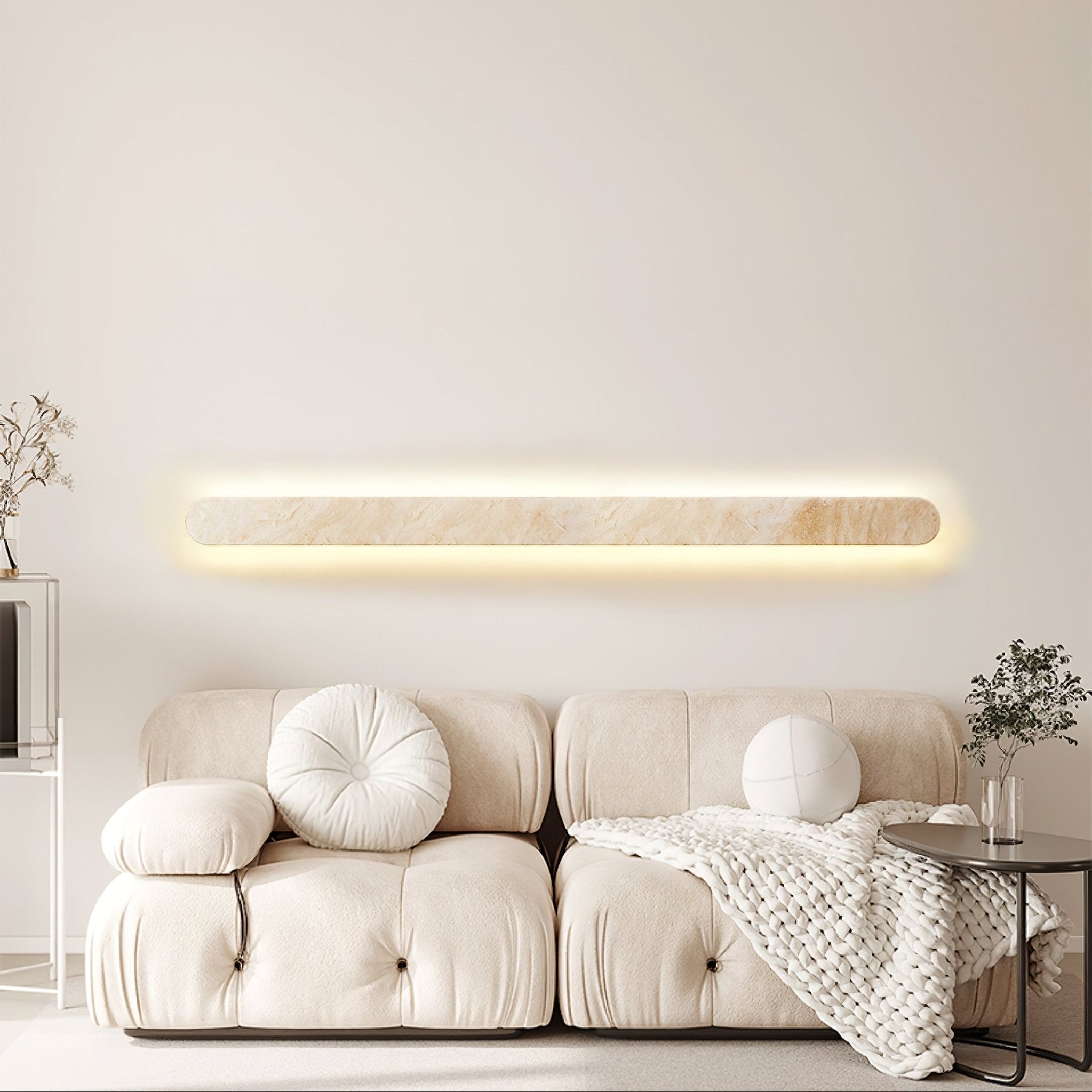 Leiyva Natuursteen Wandlamp
