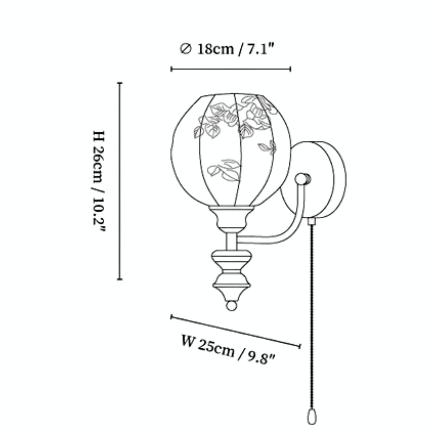 Claredo Wandlamp