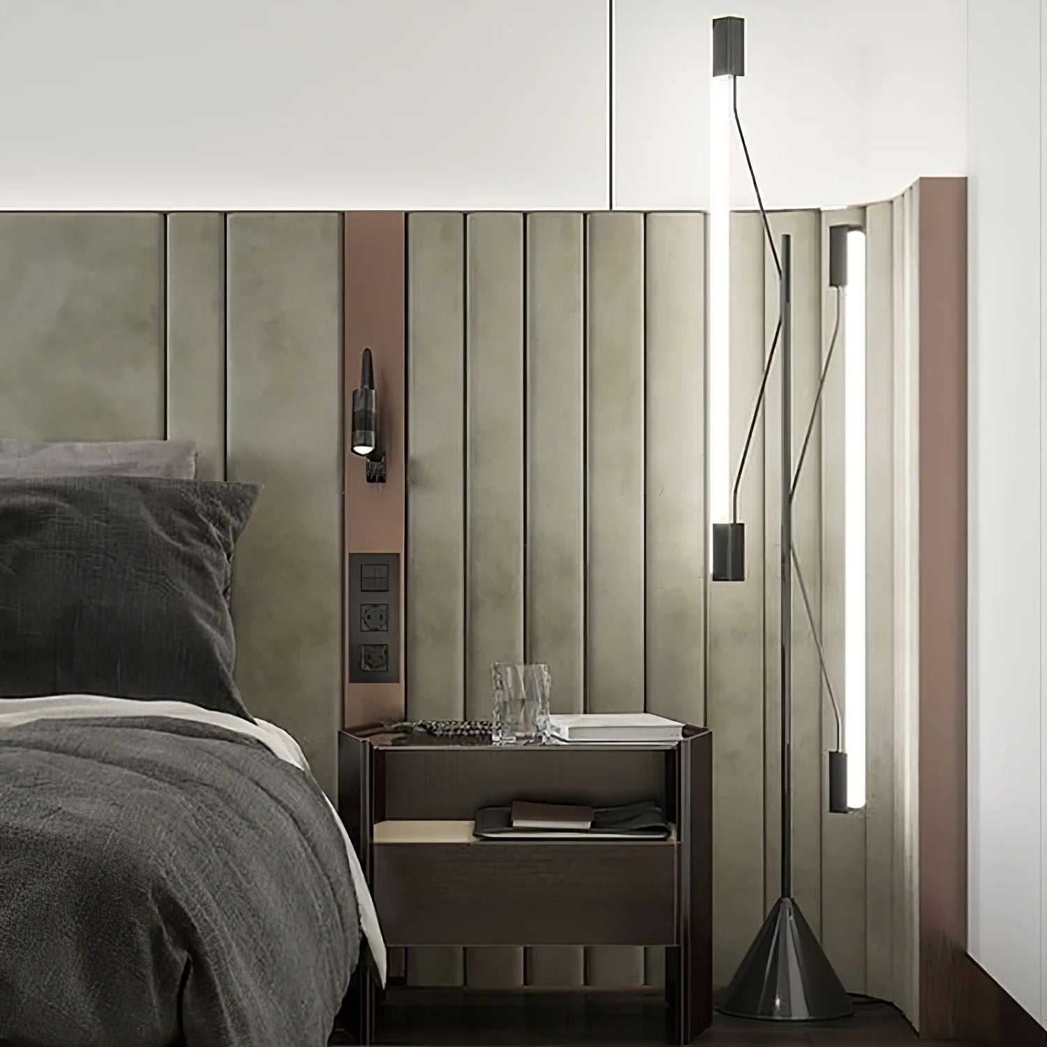 Duo Lineaire Vloerlamp