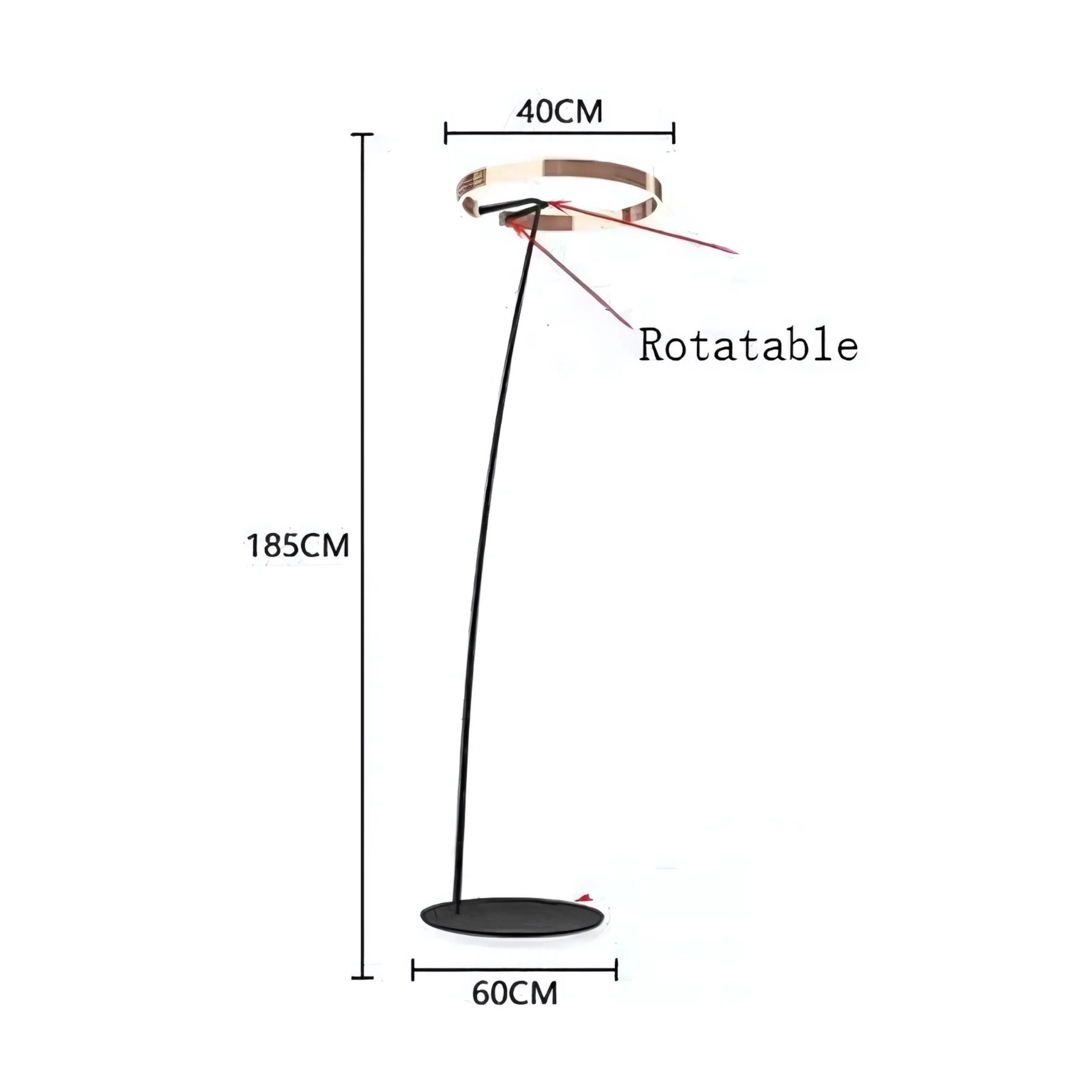 Circlo Booglamp Vloerlamp