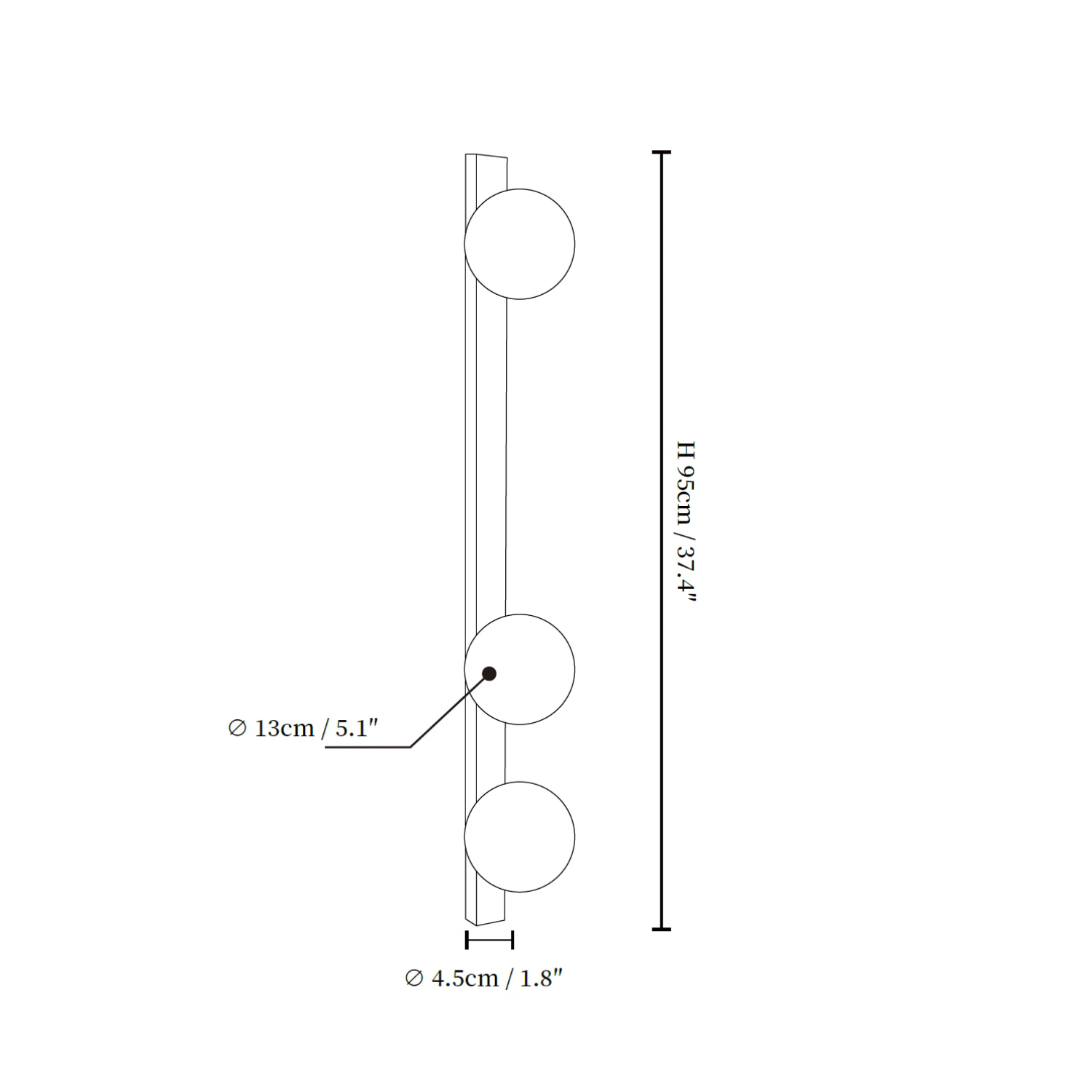 Vemme Natuursteen Wandlamp