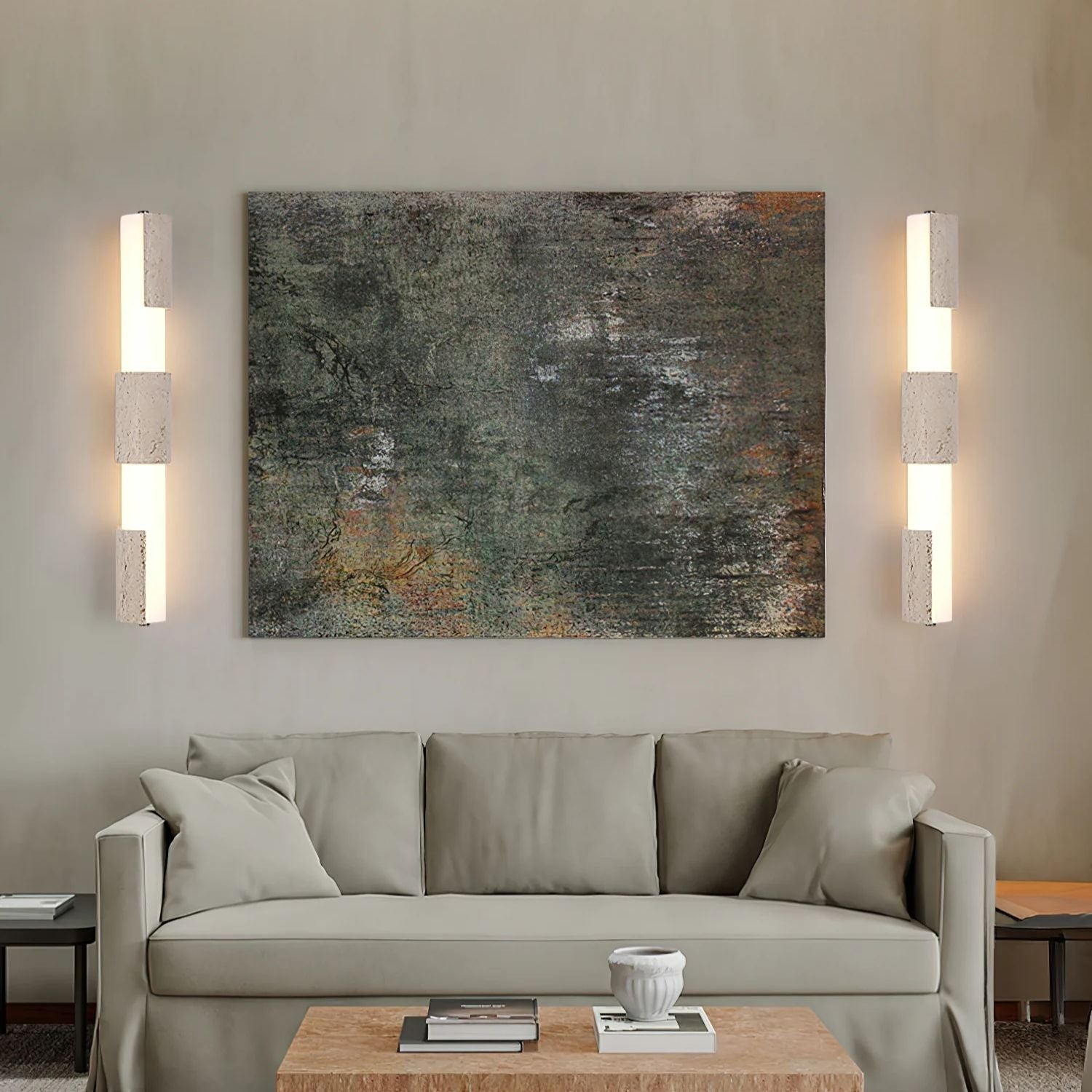 Kelmos Natuursteen Wandlamp
