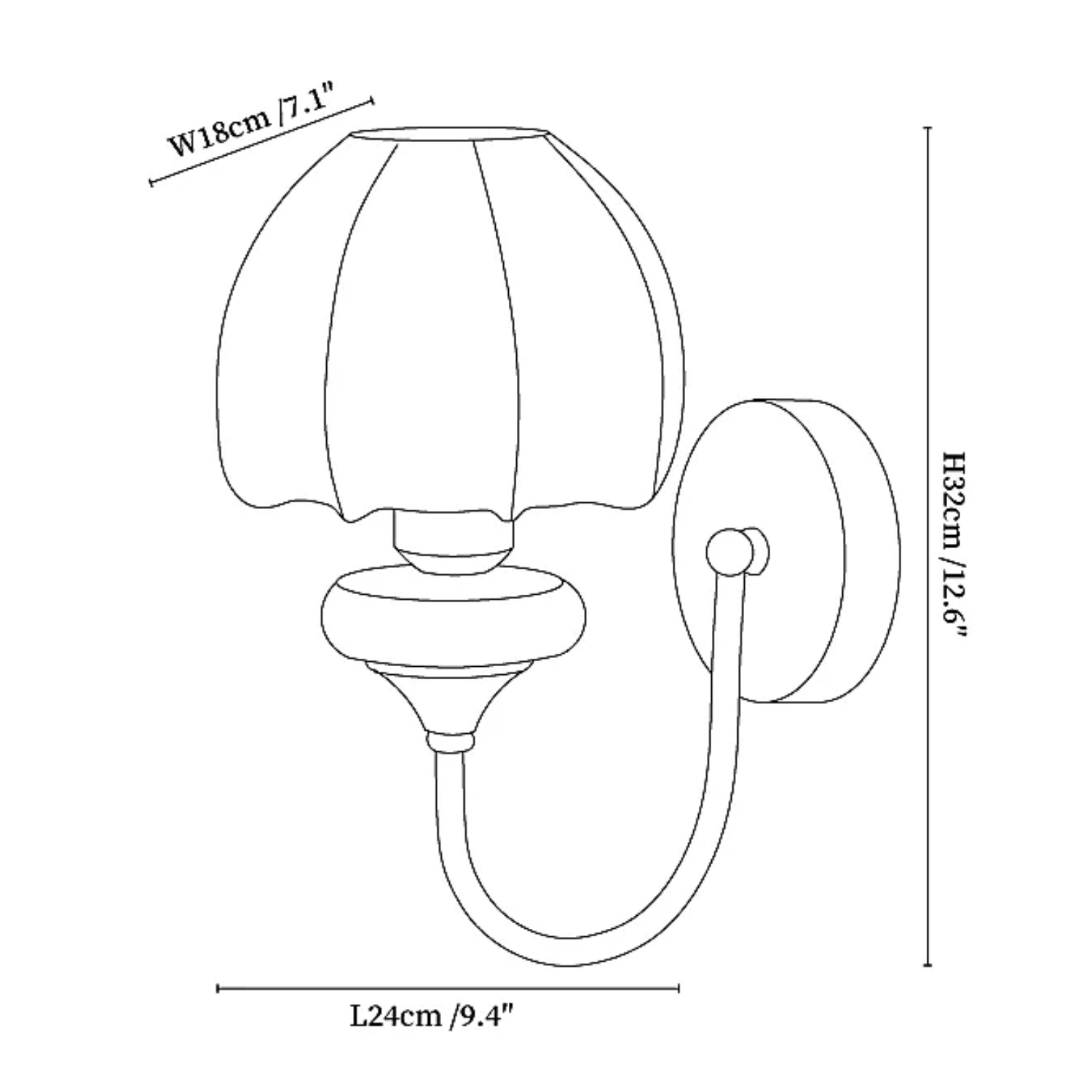 Fomazy Wandlamp