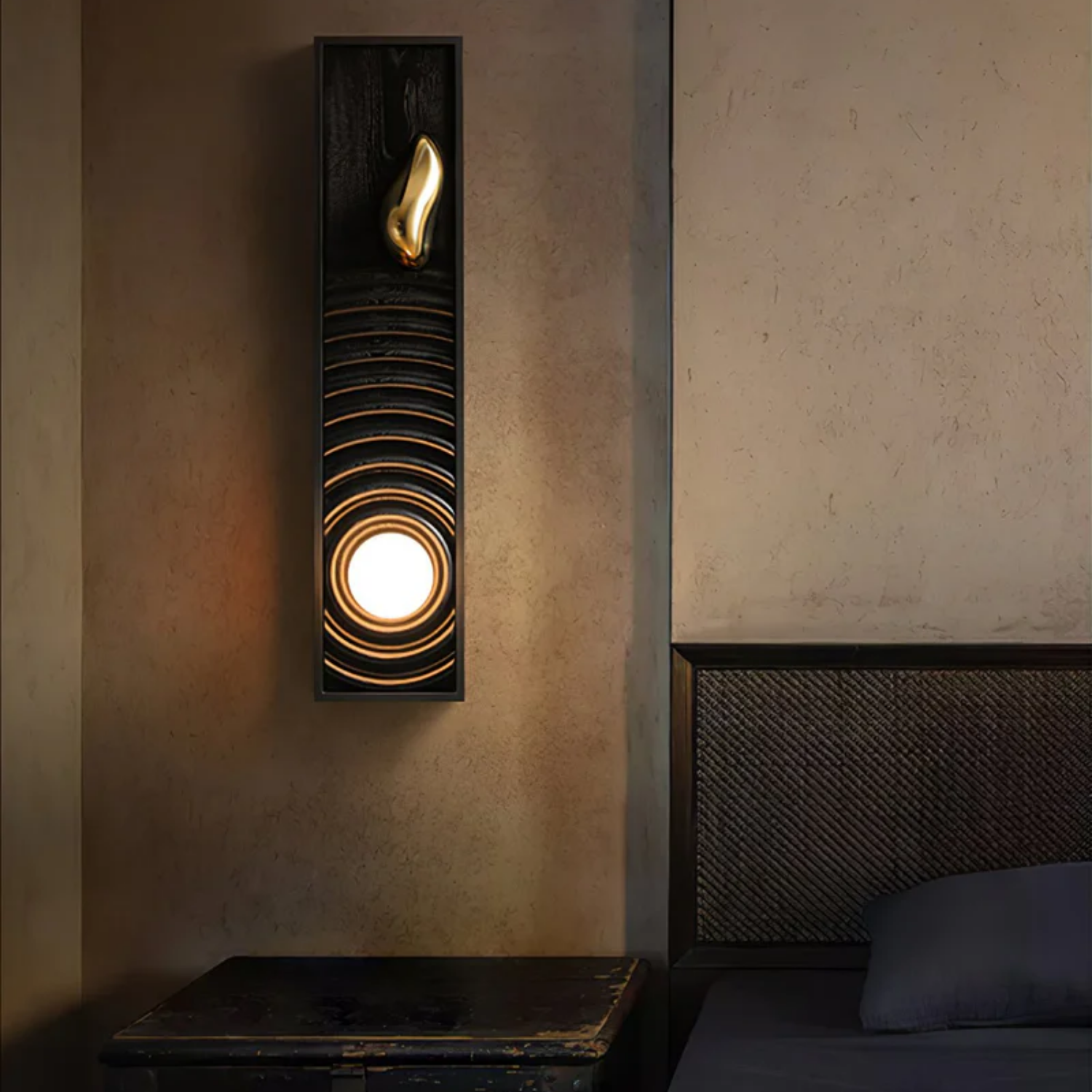 Moluze Houten Wandlamp
