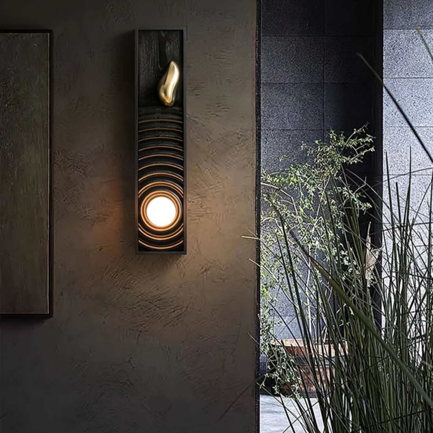 Moluze Houten Wandlamp