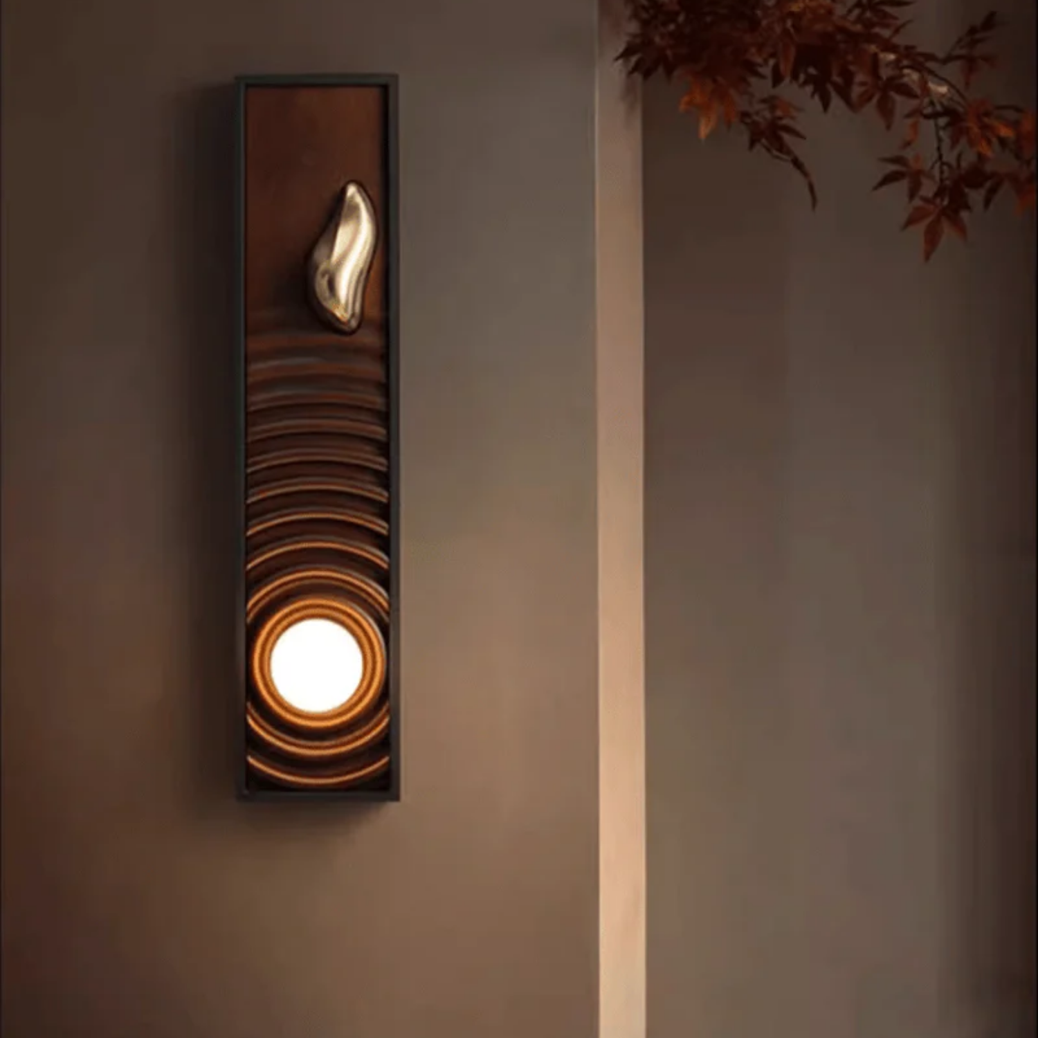 Moluze Houten Wandlamp