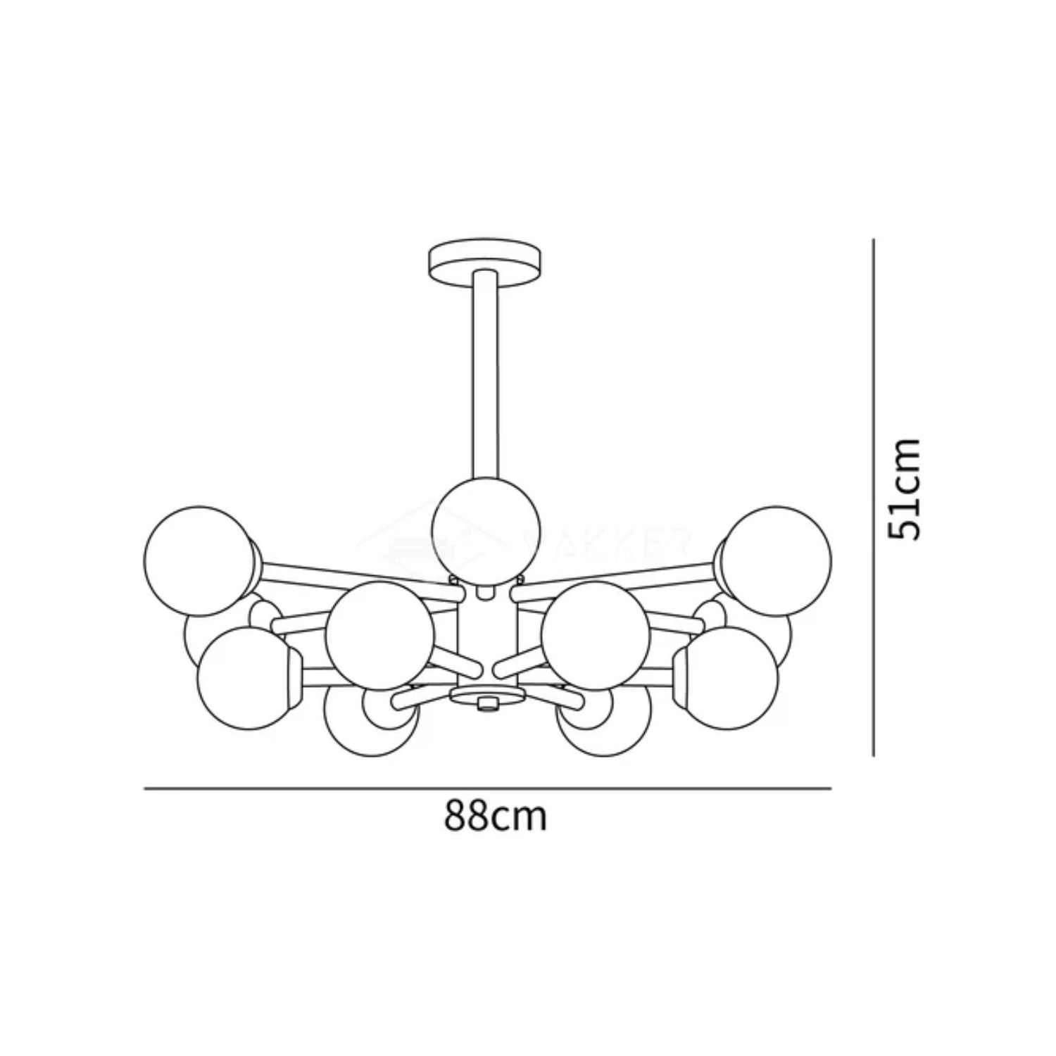 Komaze Planfondlamp