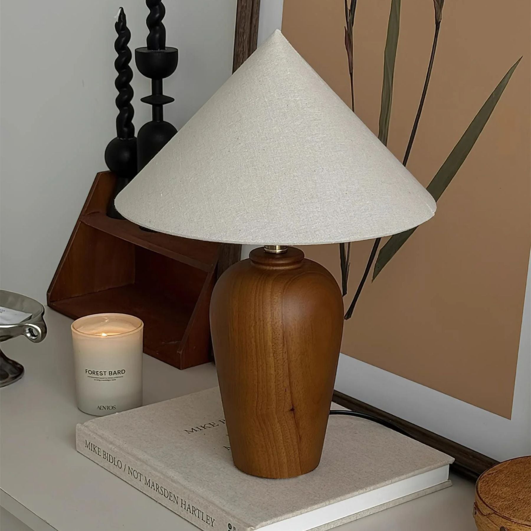Brevo Houten Tafellamp