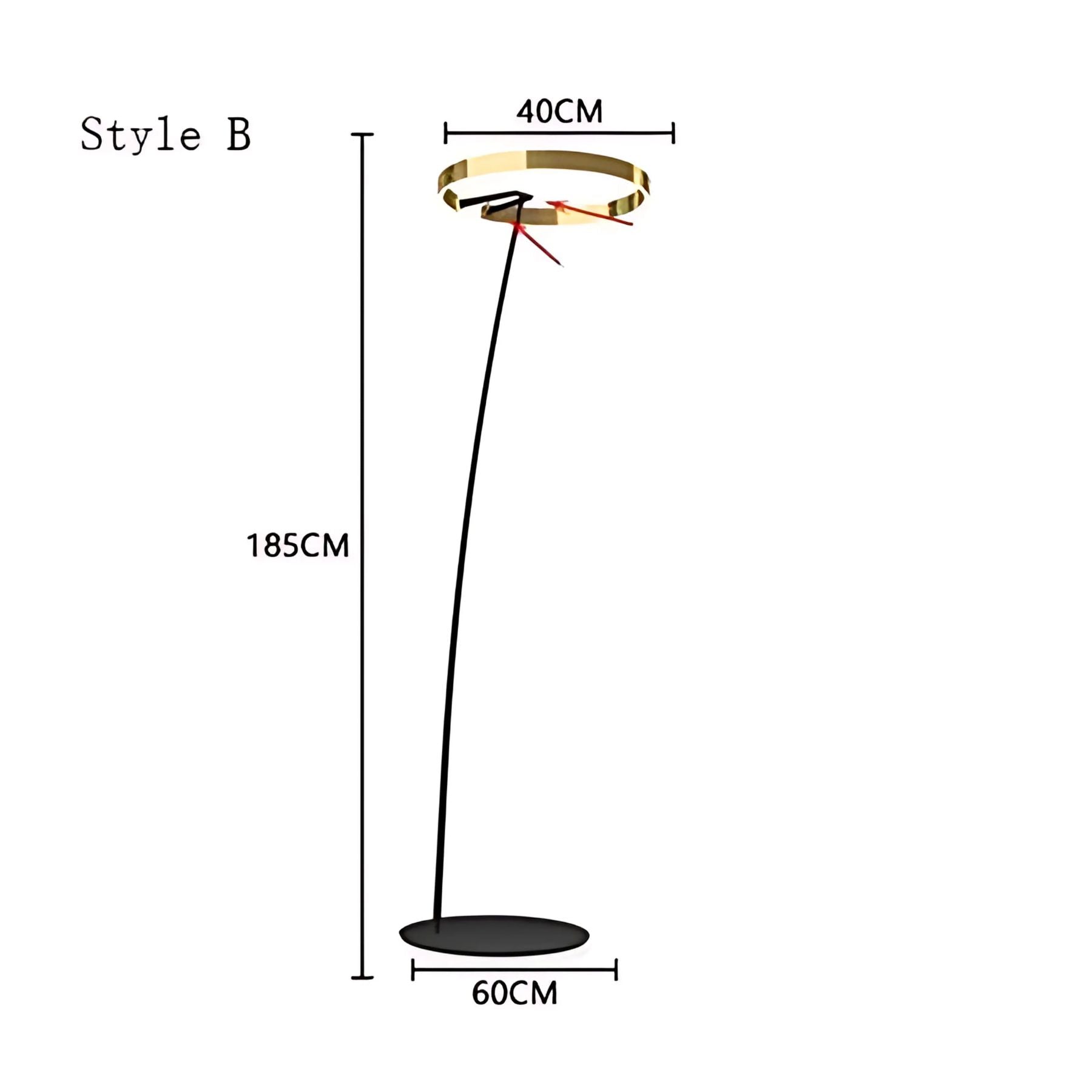 Circlo Booglamp Vloerlamp