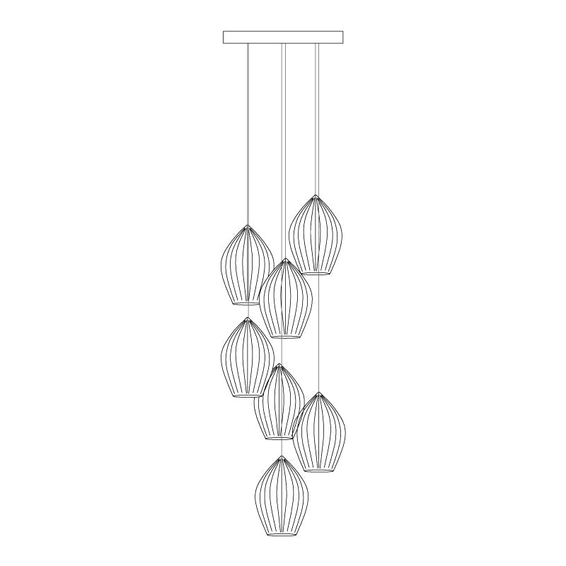 Movari Japandi Hanglamp