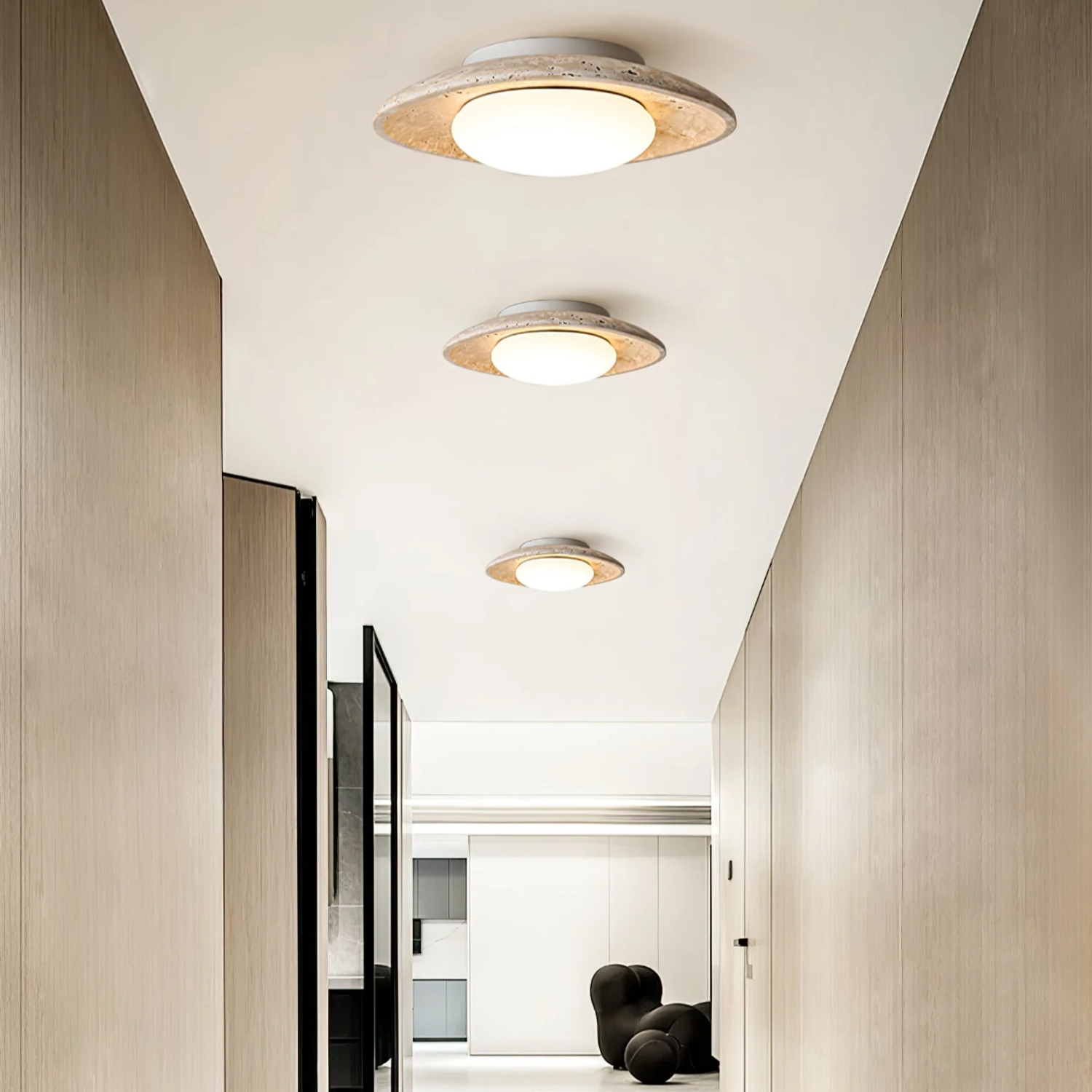 Moso Natuursteen Plafondlamp