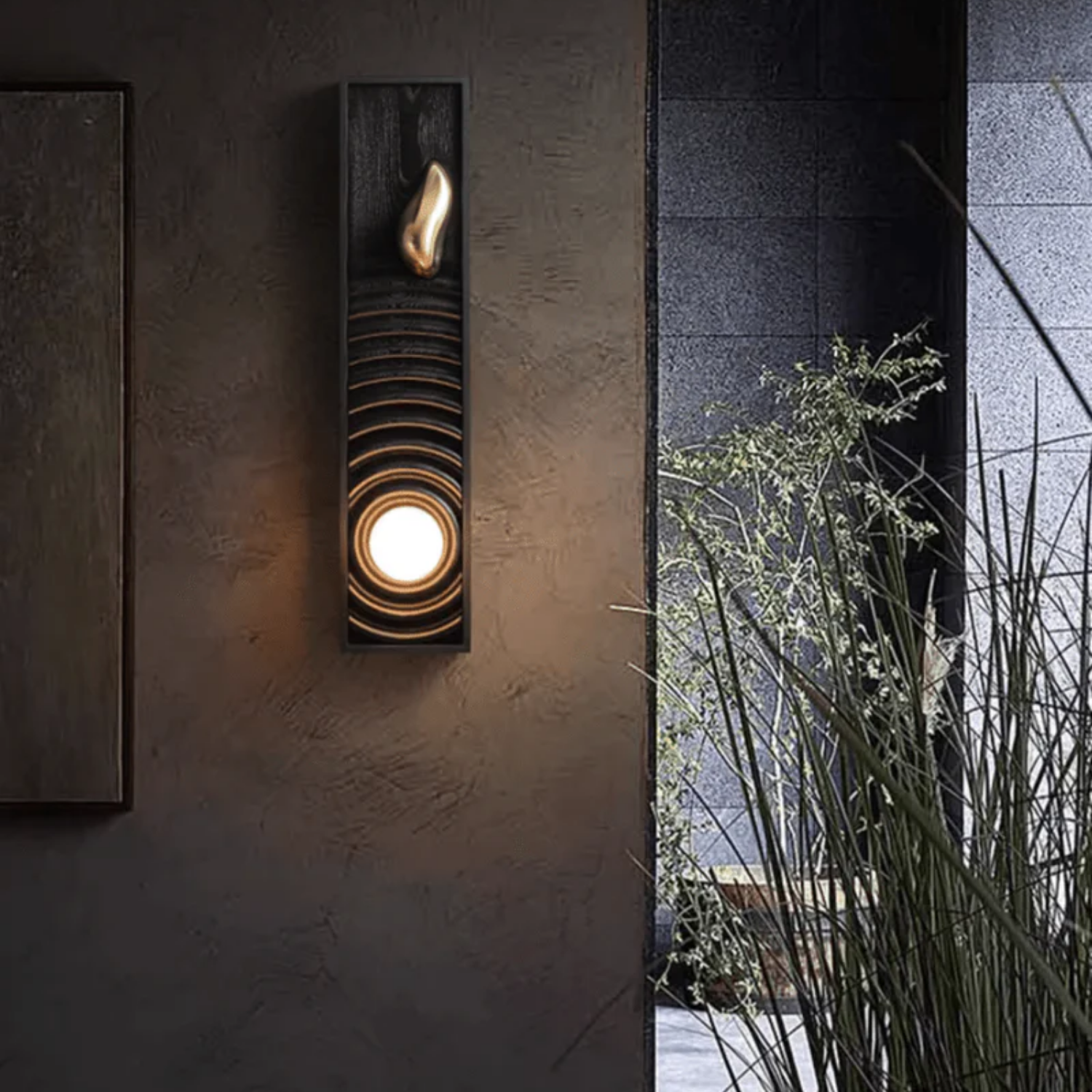Moluze Houten Wandlamp