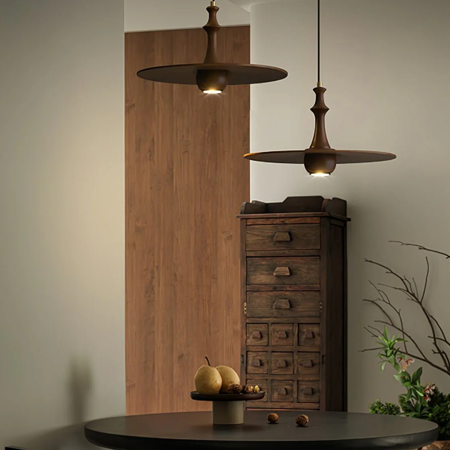 Spindu Houten Hanglamp