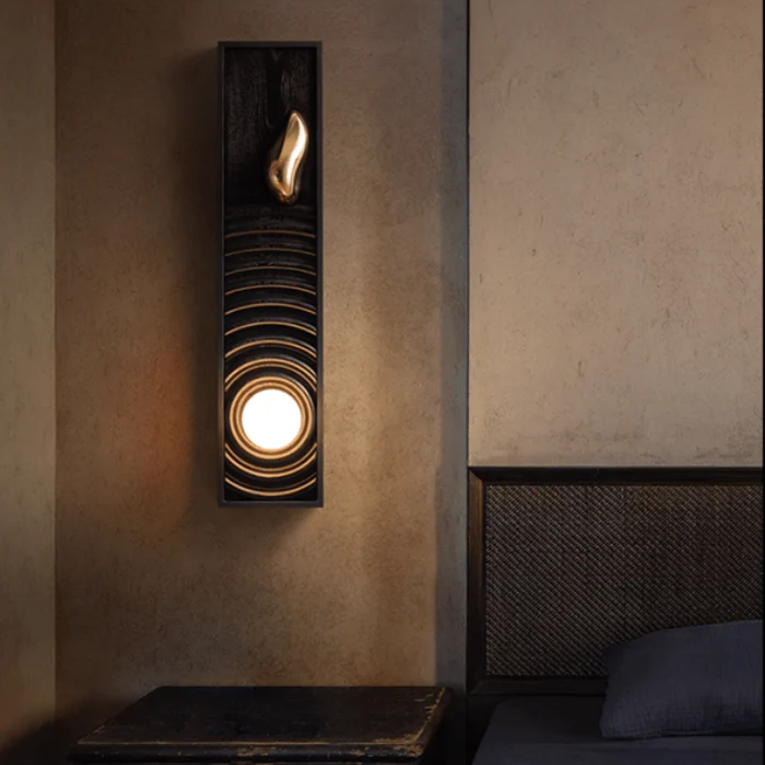 Moluze Houten Wandlamp