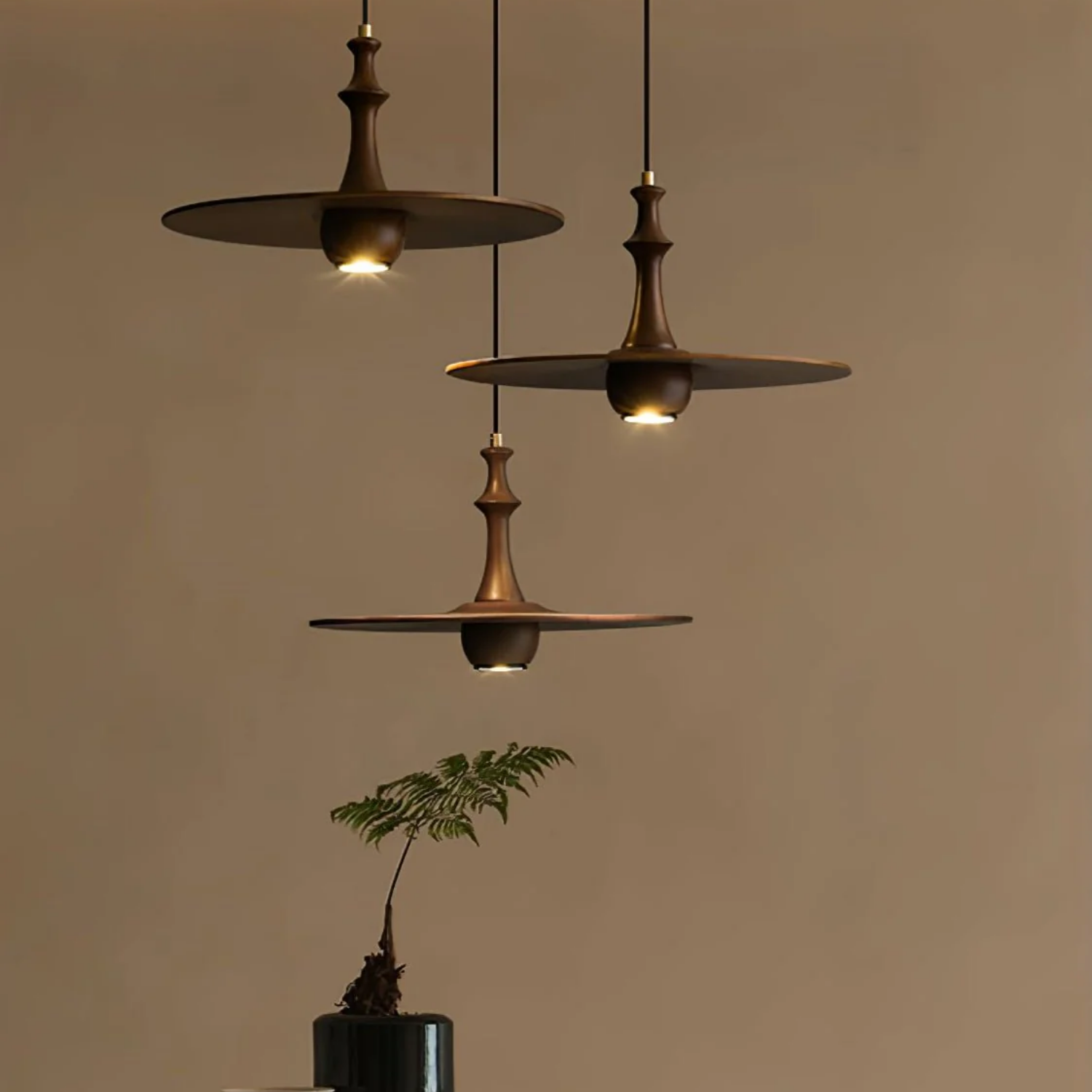 Spindu Houten Hanglamp