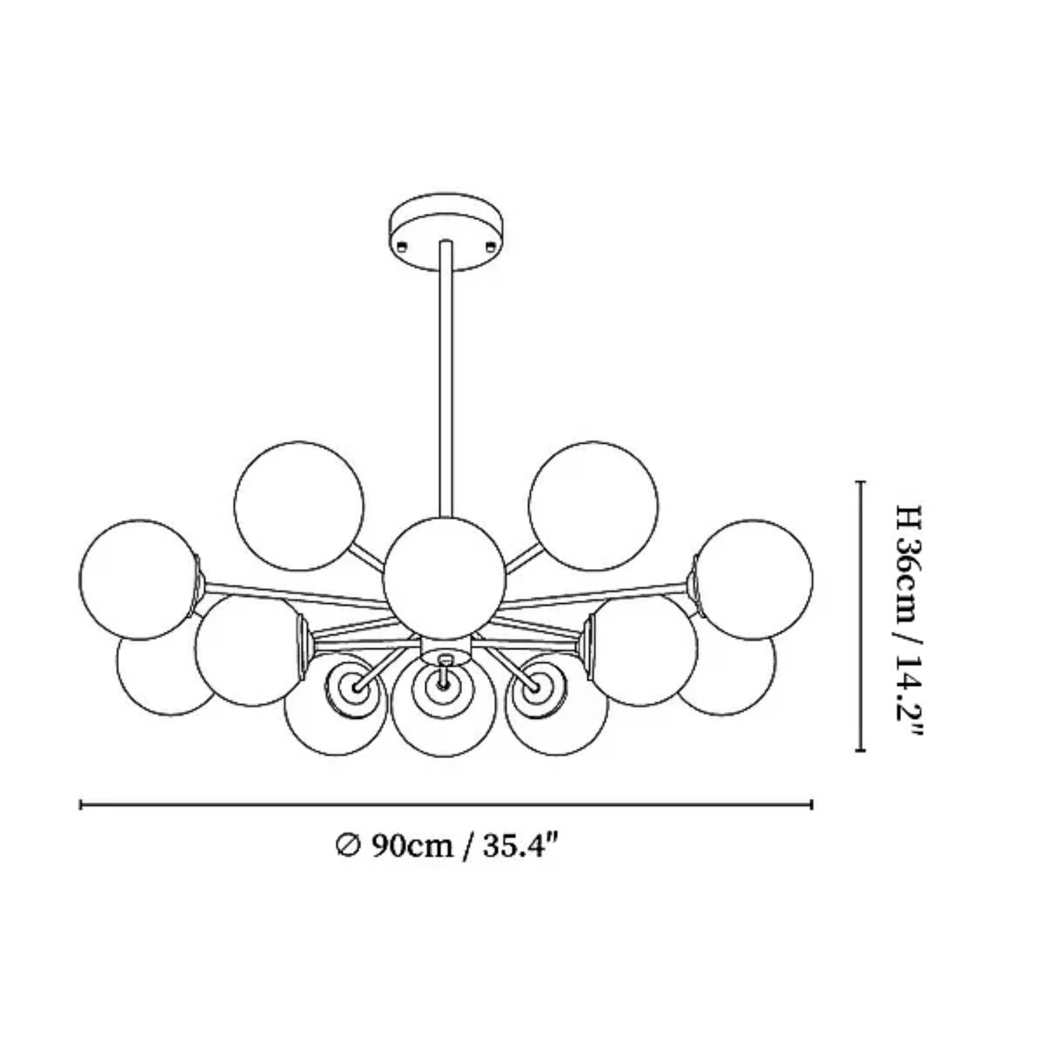 Elensyo Plafondlamp