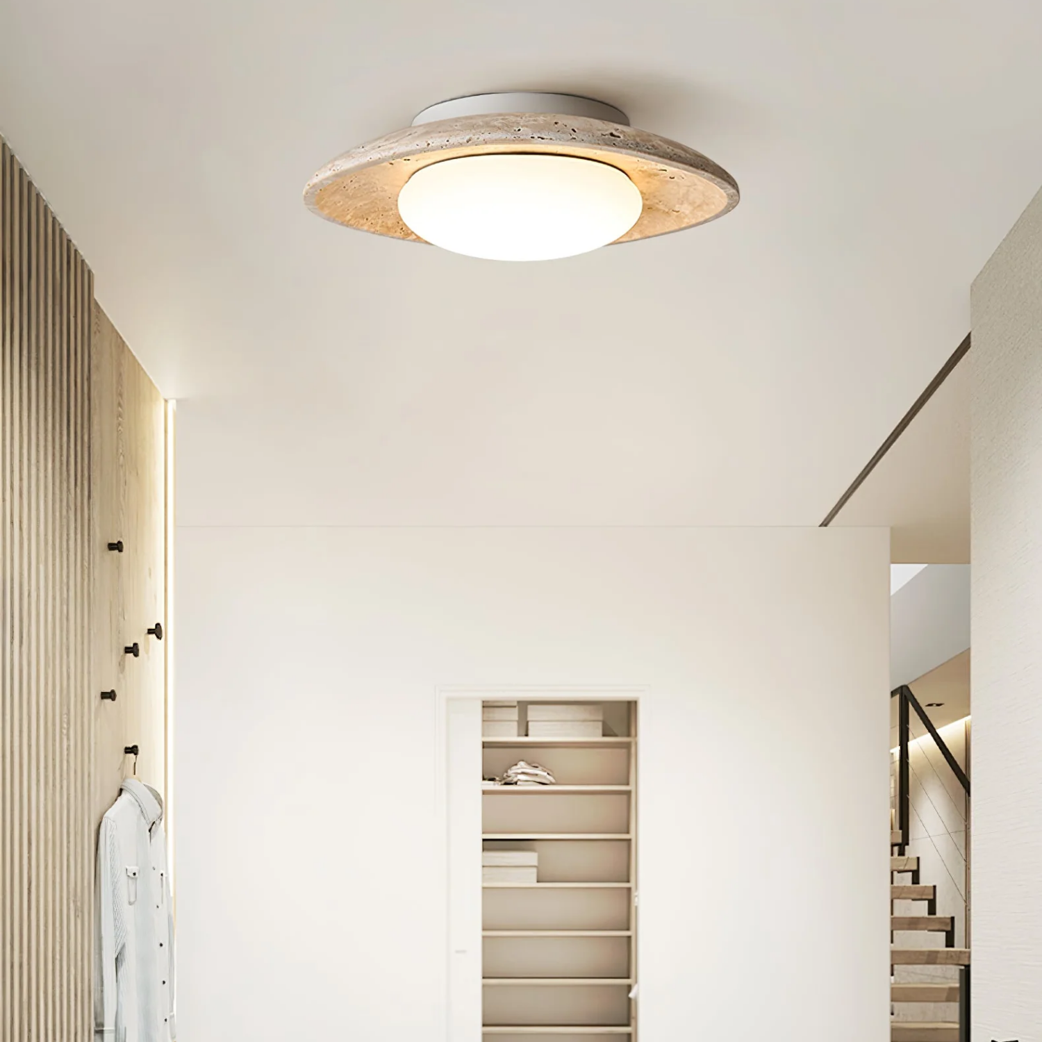 Moso Natuursteen Plafondlamp