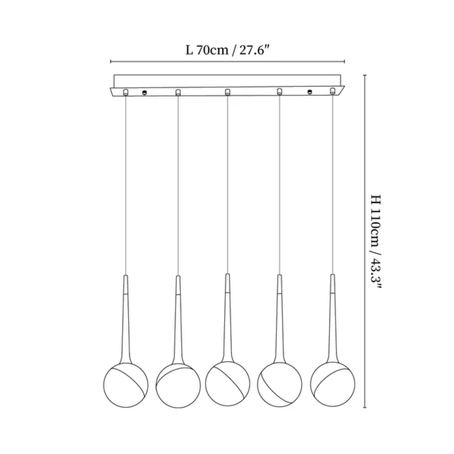 Mossy Drop Houten Hanglamp