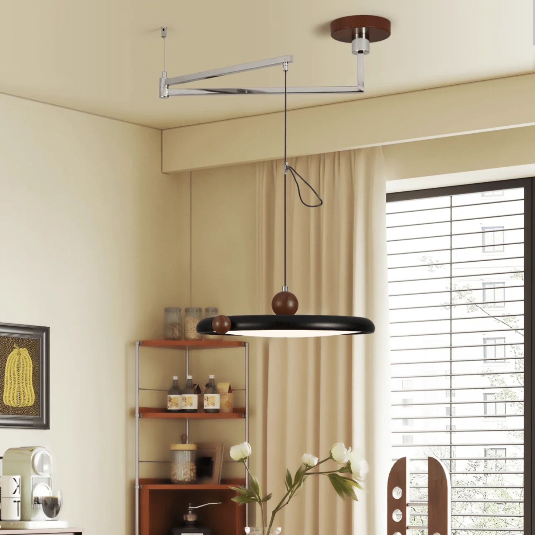 Ember Swing Arm Hanglamp