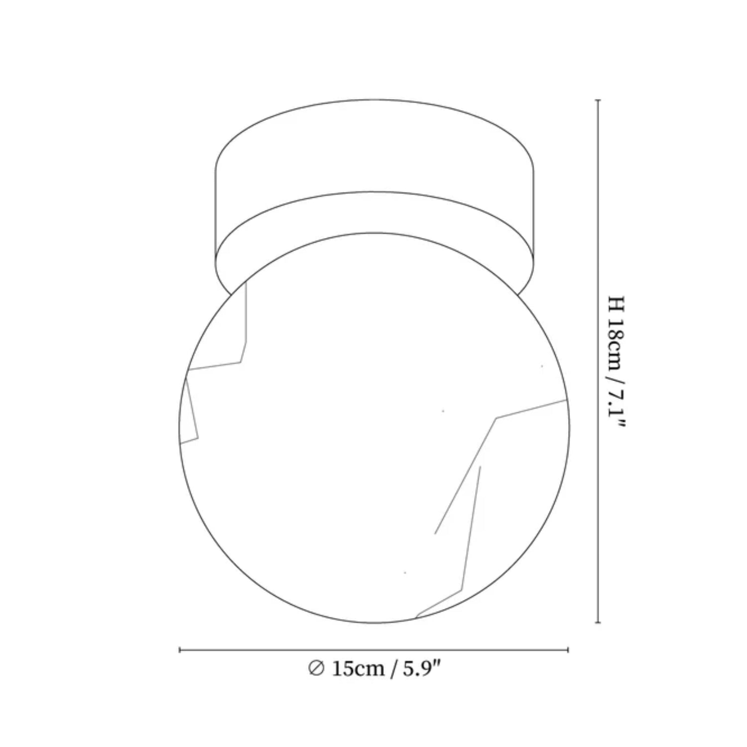 Goa Maandesign Plafondlamp