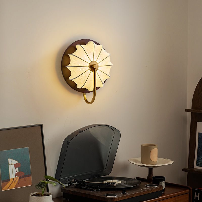 Esciro Gelaagde Natuursteen Wandlamp