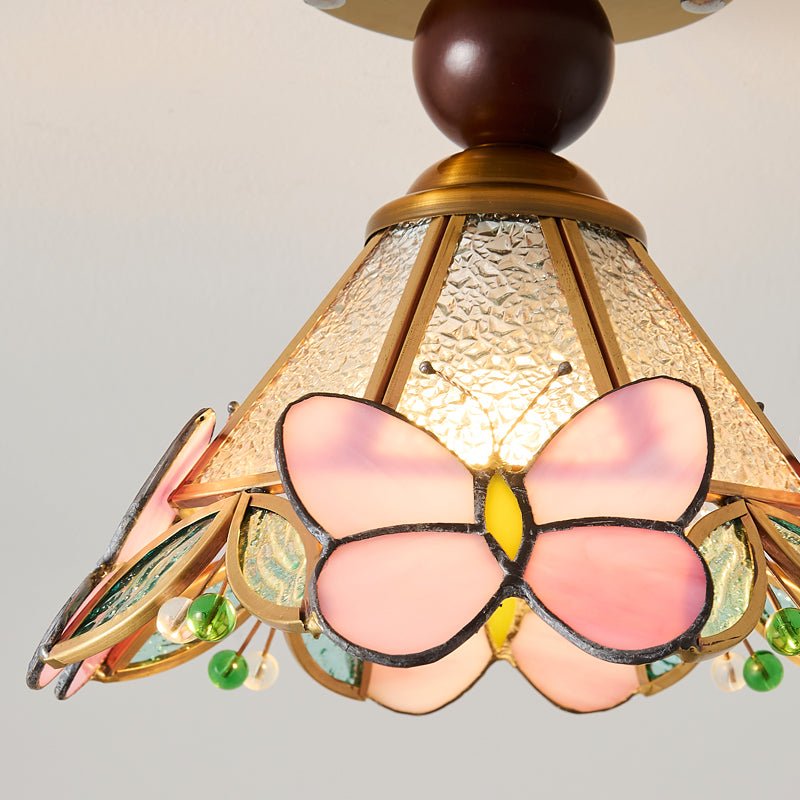 Tiffany Vlinder Plafondlamp