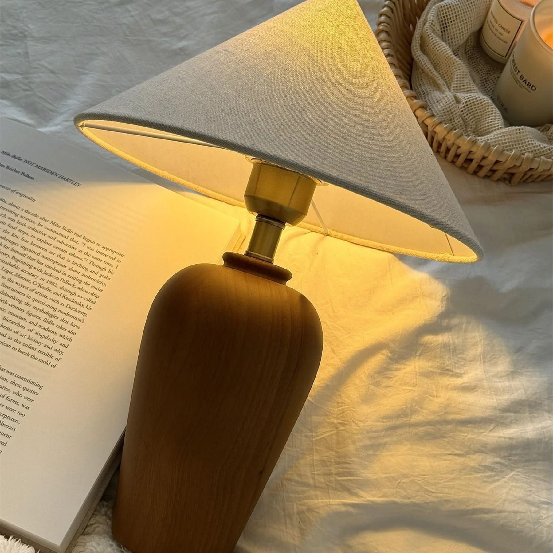 Brevo Houten Tafellamp