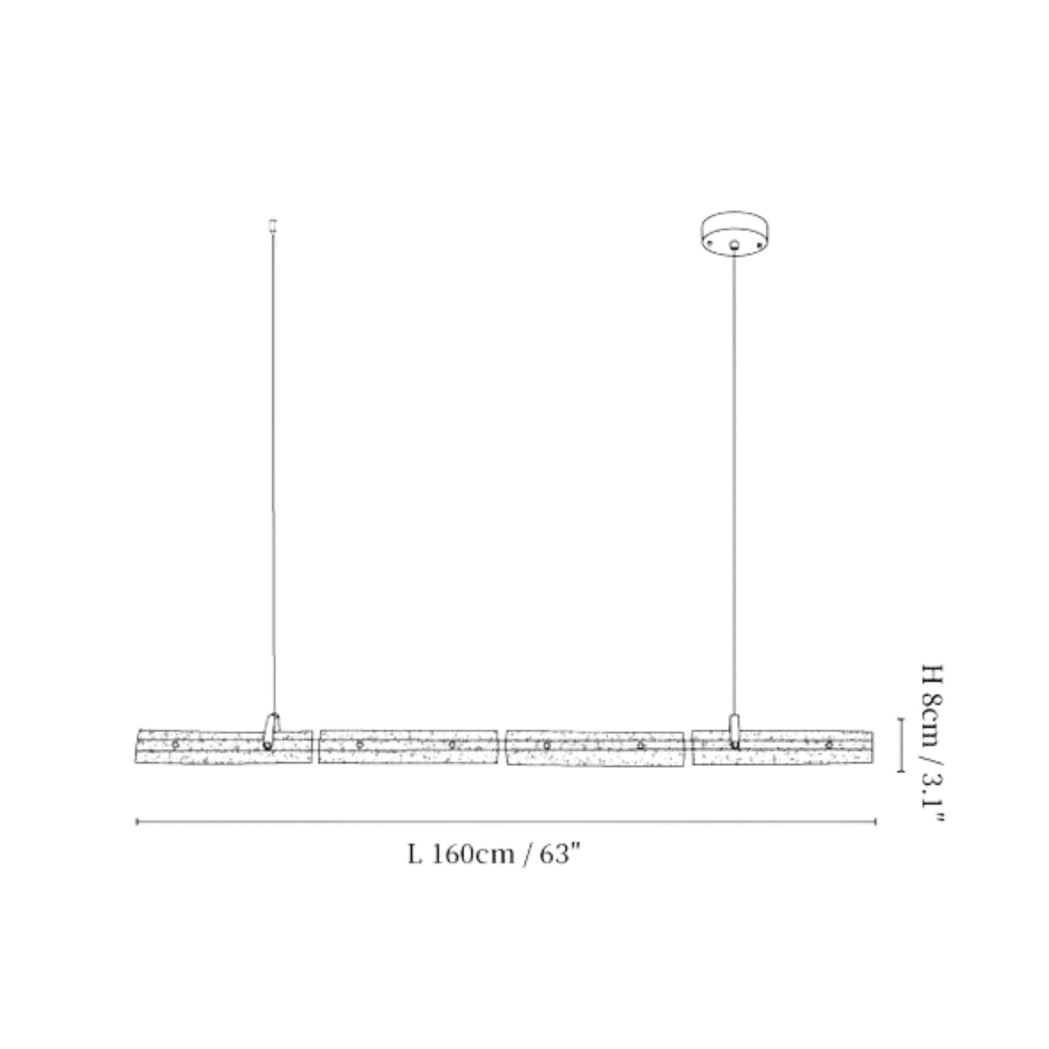 Bocev Lineaire Hanglamp