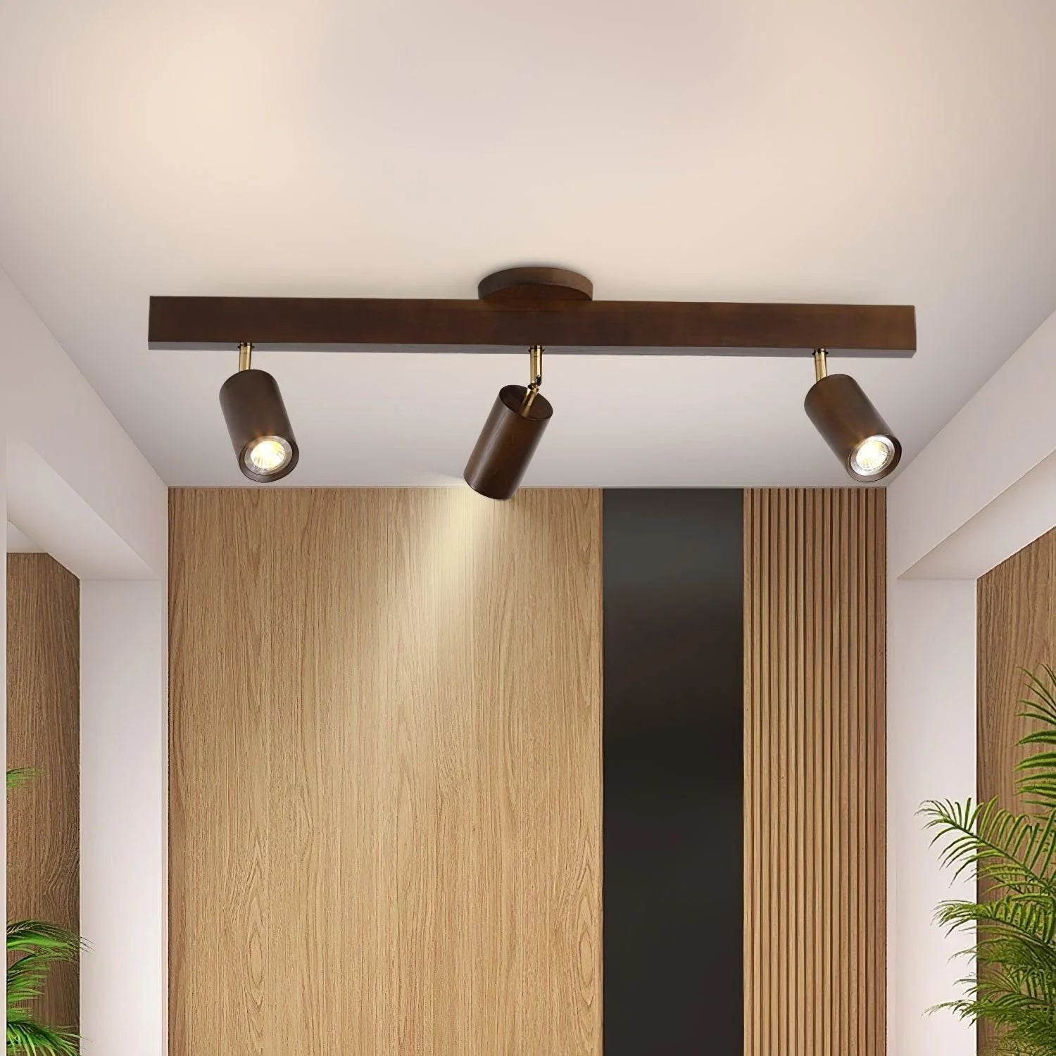 Lermo Houten Track Plafondlamp