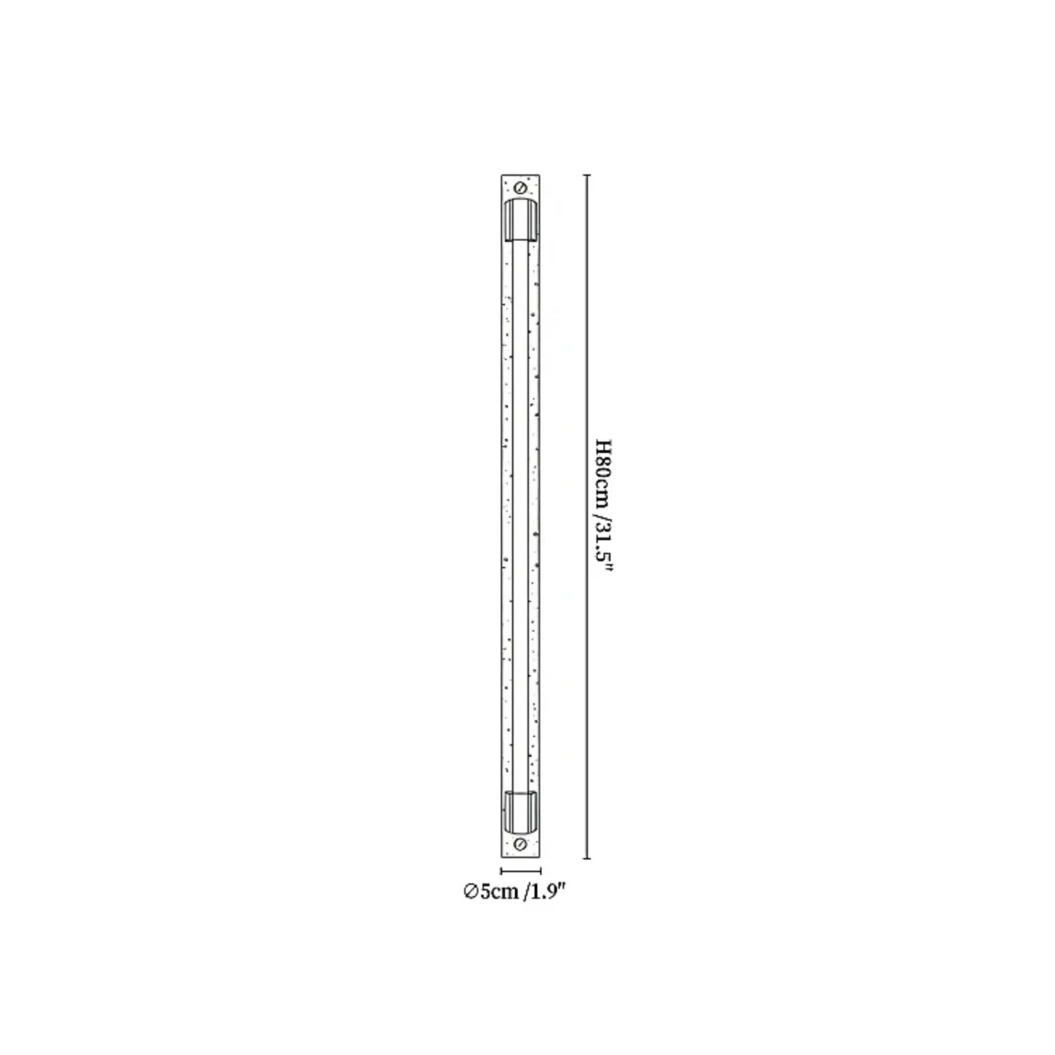 Fomessi Natuursteen Wandlamp