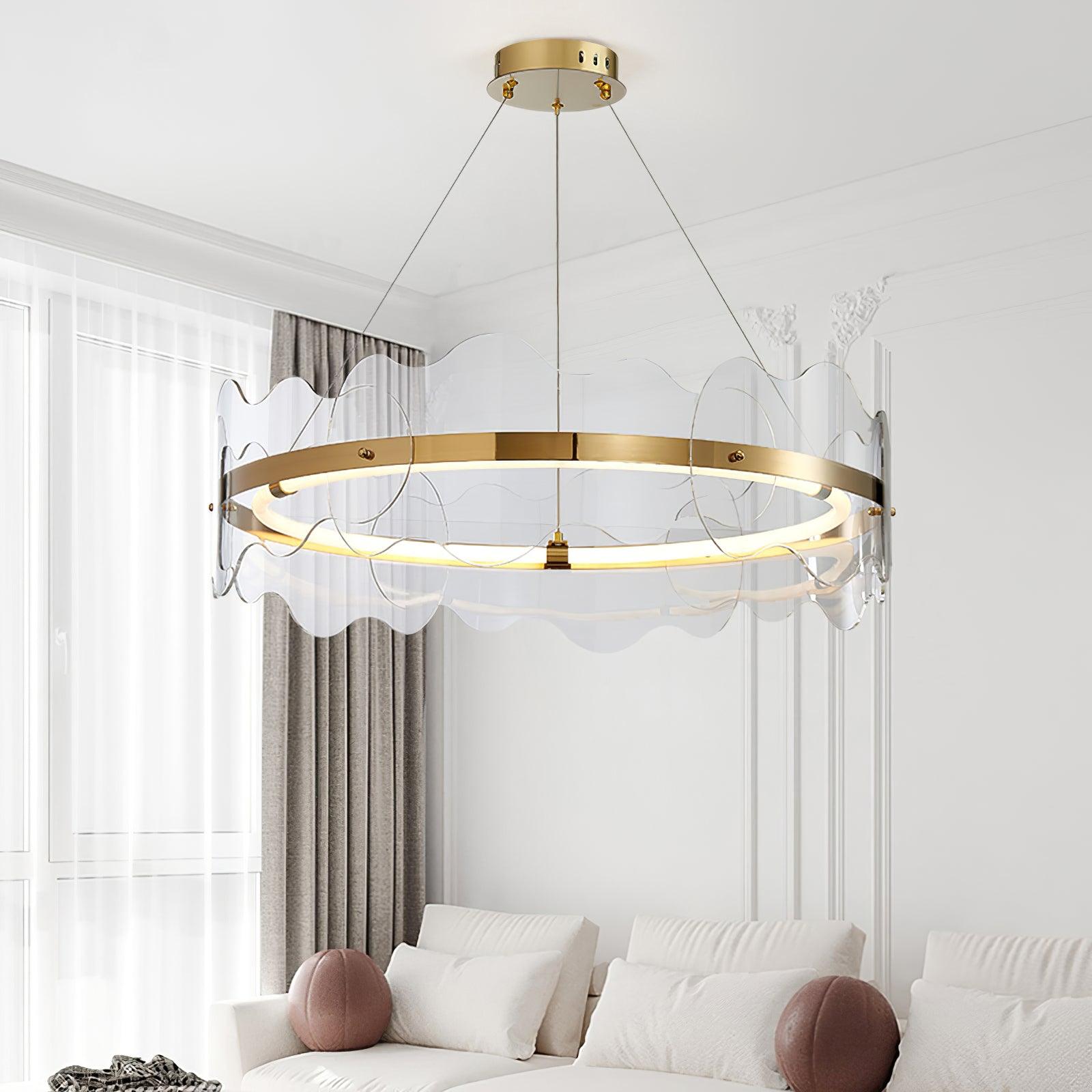 Acrylon Waved Hanglamp