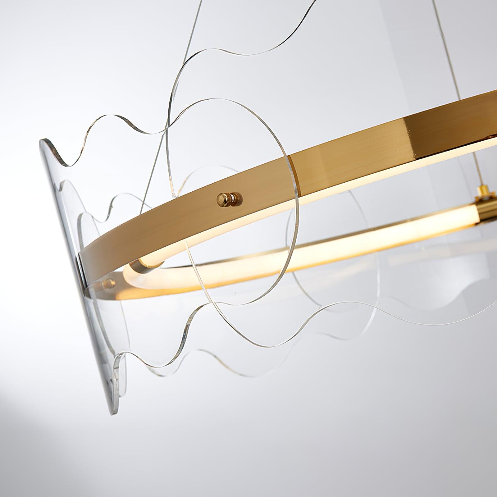 Acrylon Waved Hanglamp