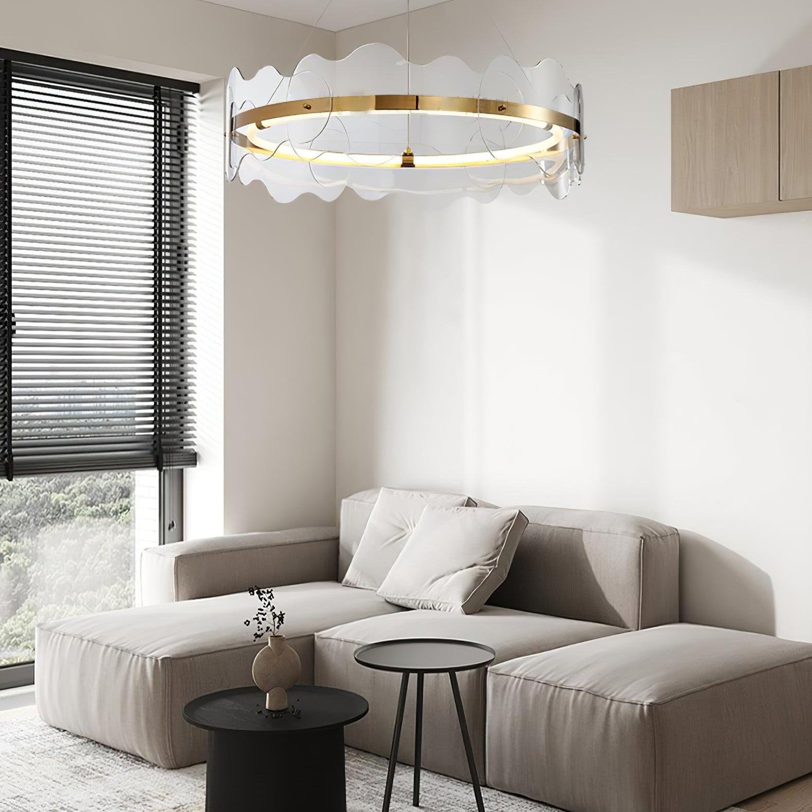 Acrylon Waved Hanglamp