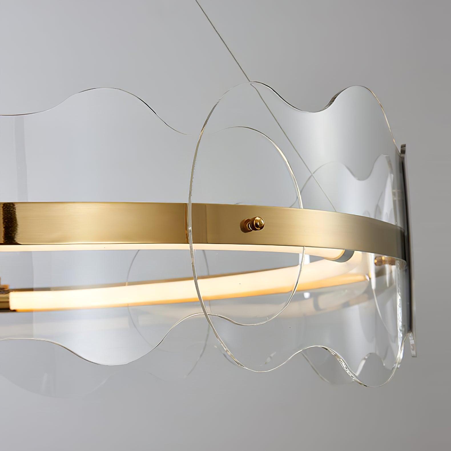 Acrylon Waved Hanglamp