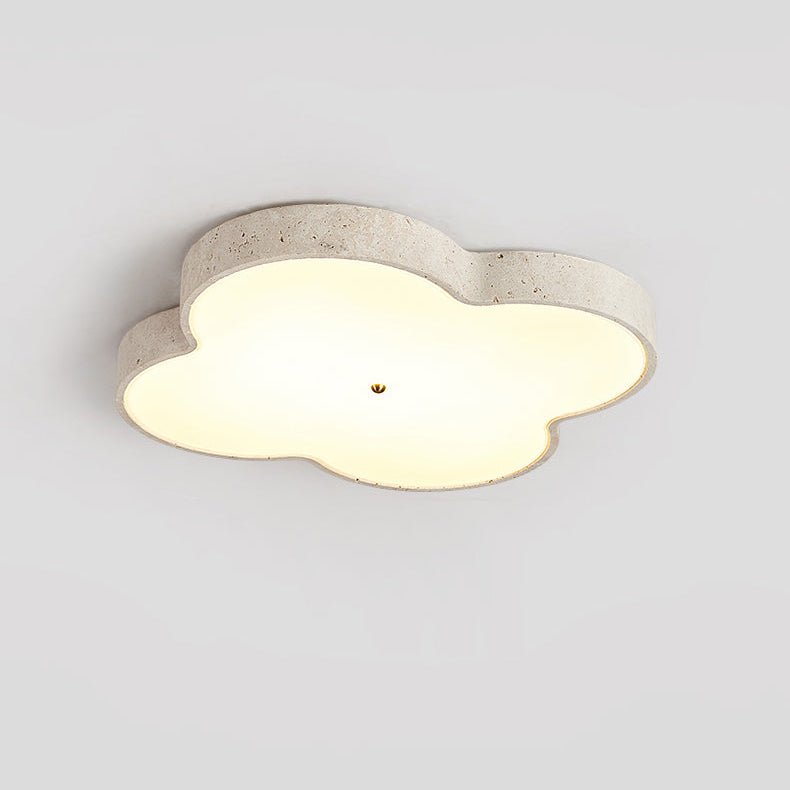 Wolk Design Travertijnen Plafondlamp
