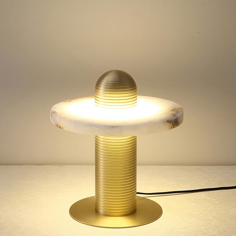 Duo Albasten Disc Tafellamp