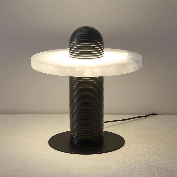 Duo Albasten Disc Tafellamp