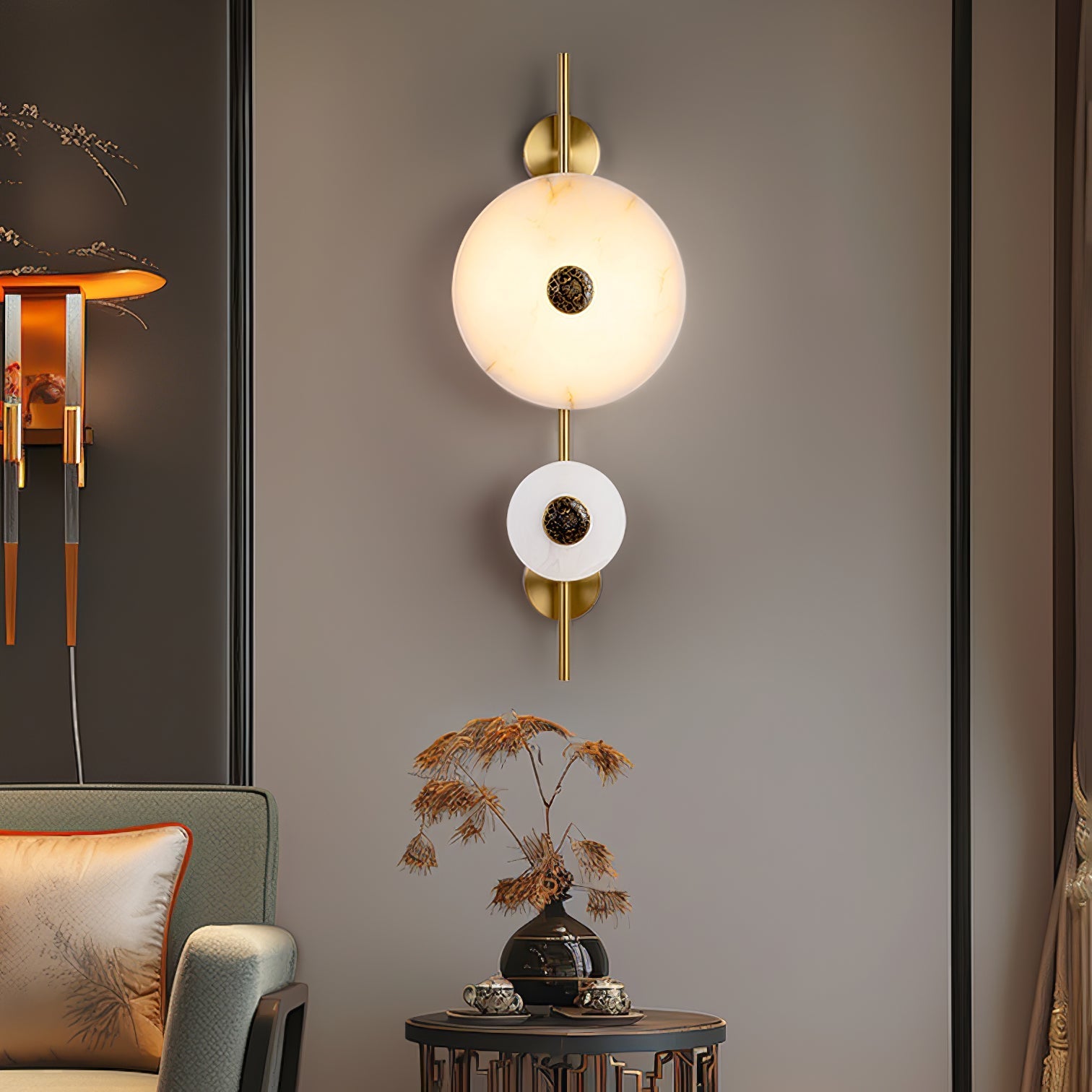 Mesona Albasten Wandlamp
