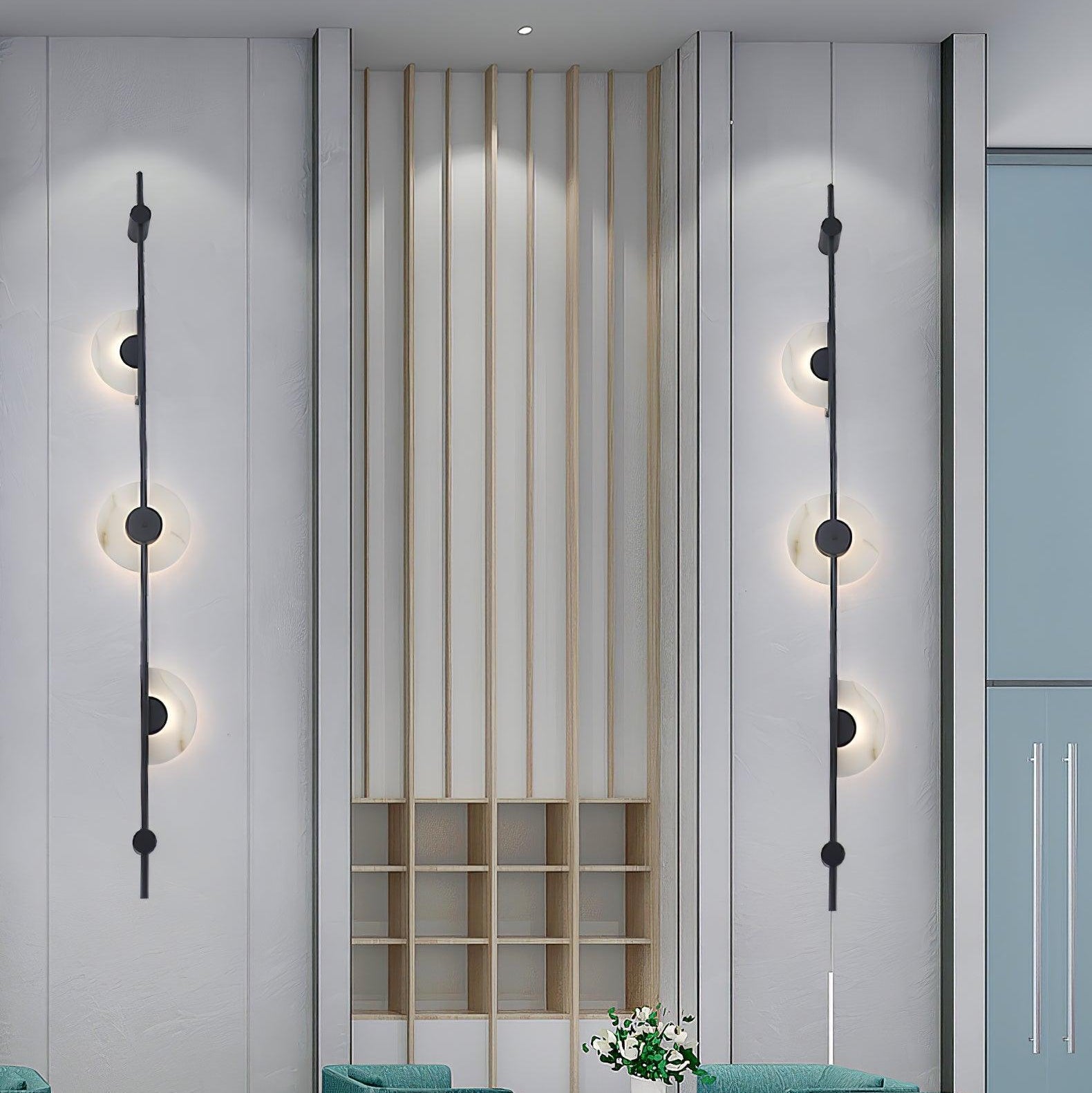 Duelsy Verticale Wandlamp Met Stekker