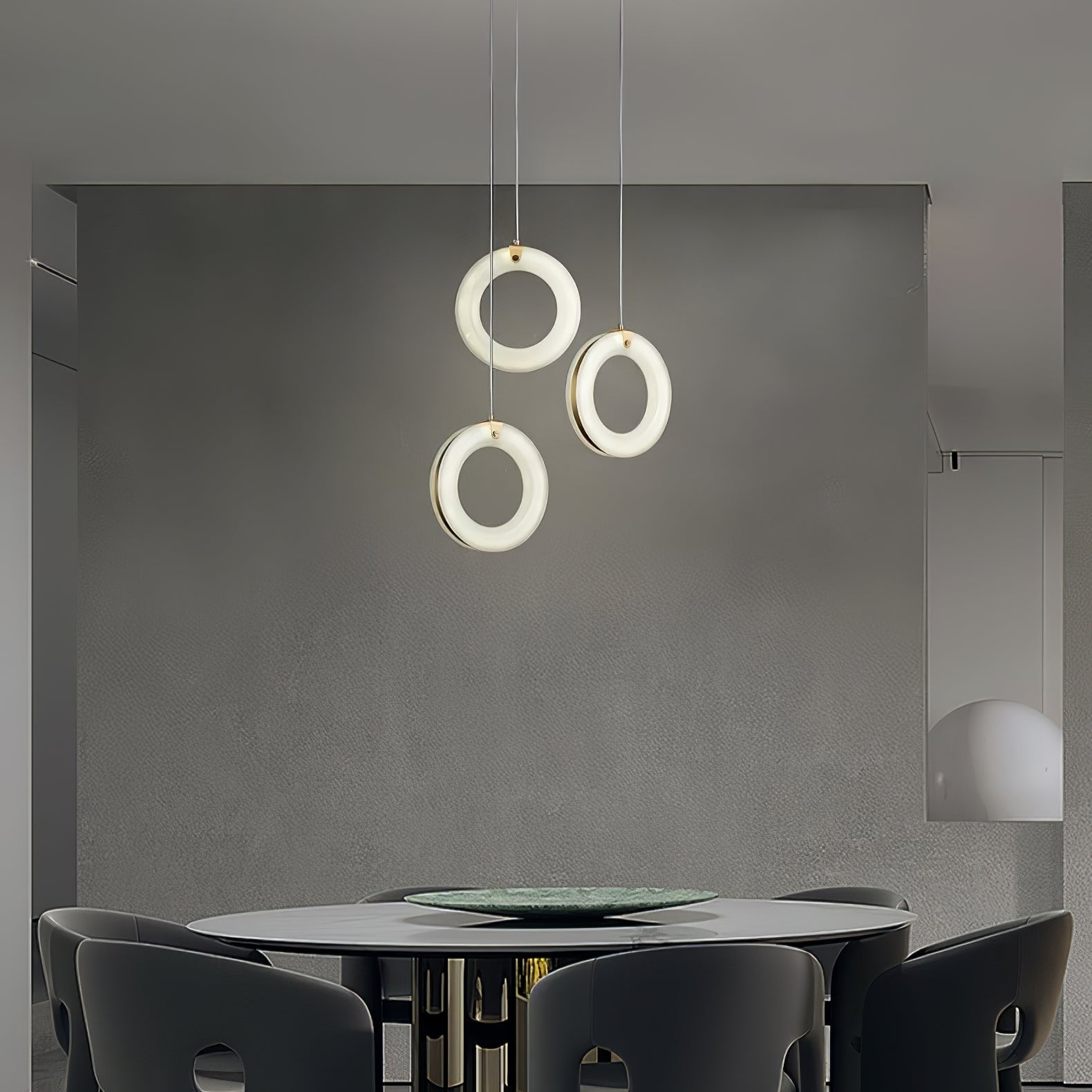 Lenba Albasten Ring Hanglamp