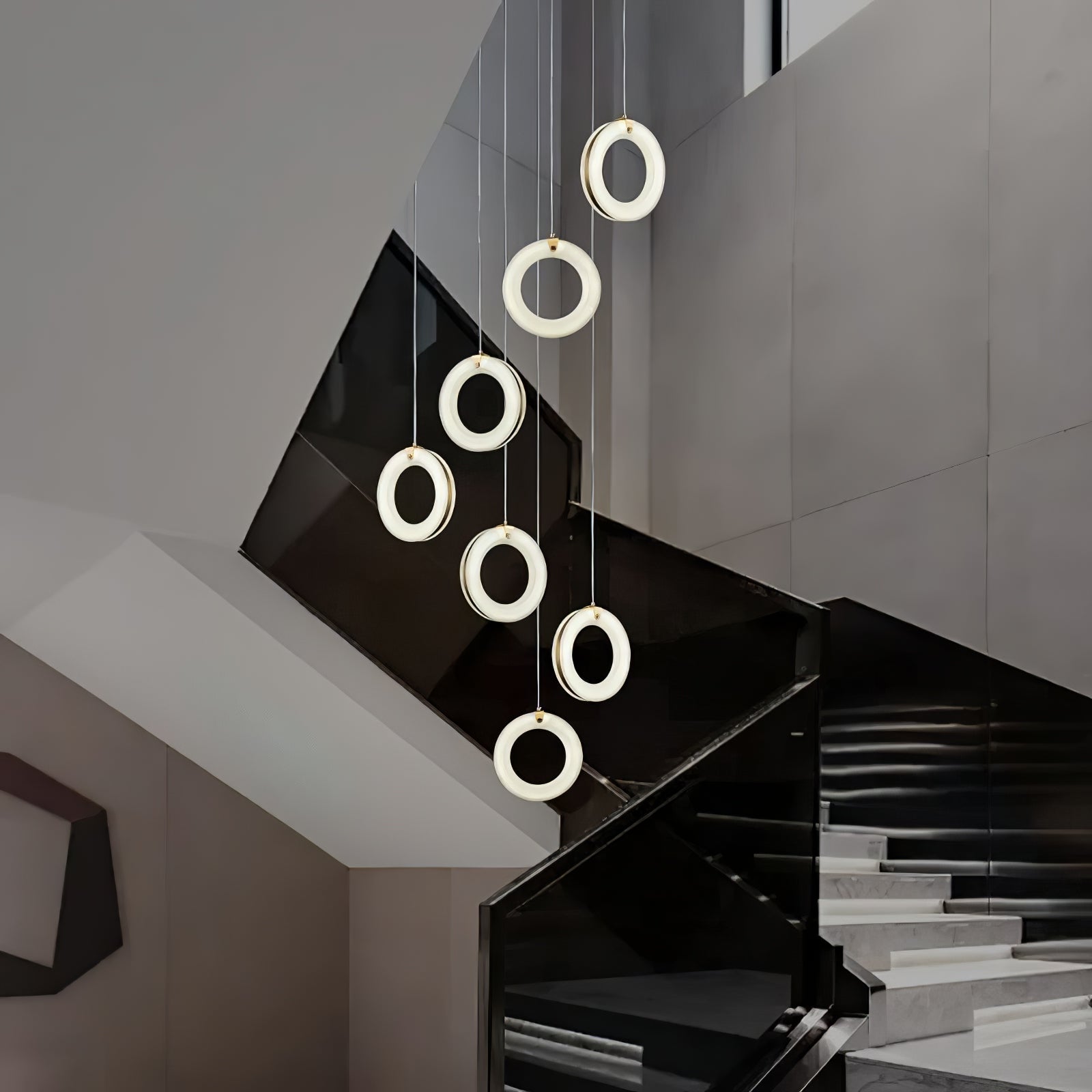 Lenba Albasten Ring Hanglamp