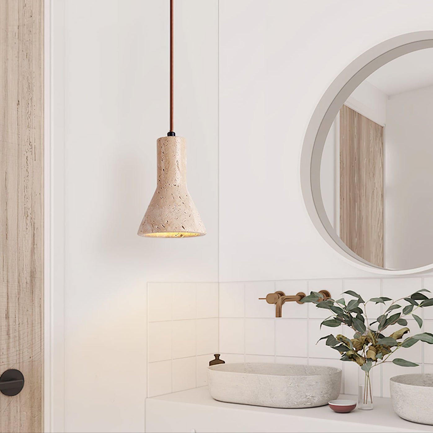 Aeremis Natuursteen Hanglamp
