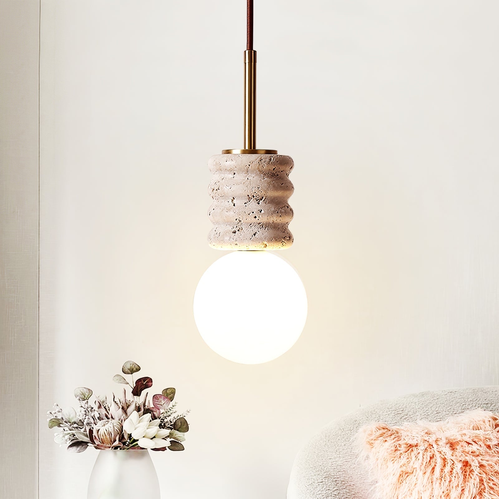 Maliva Natuursteen Hanglamp