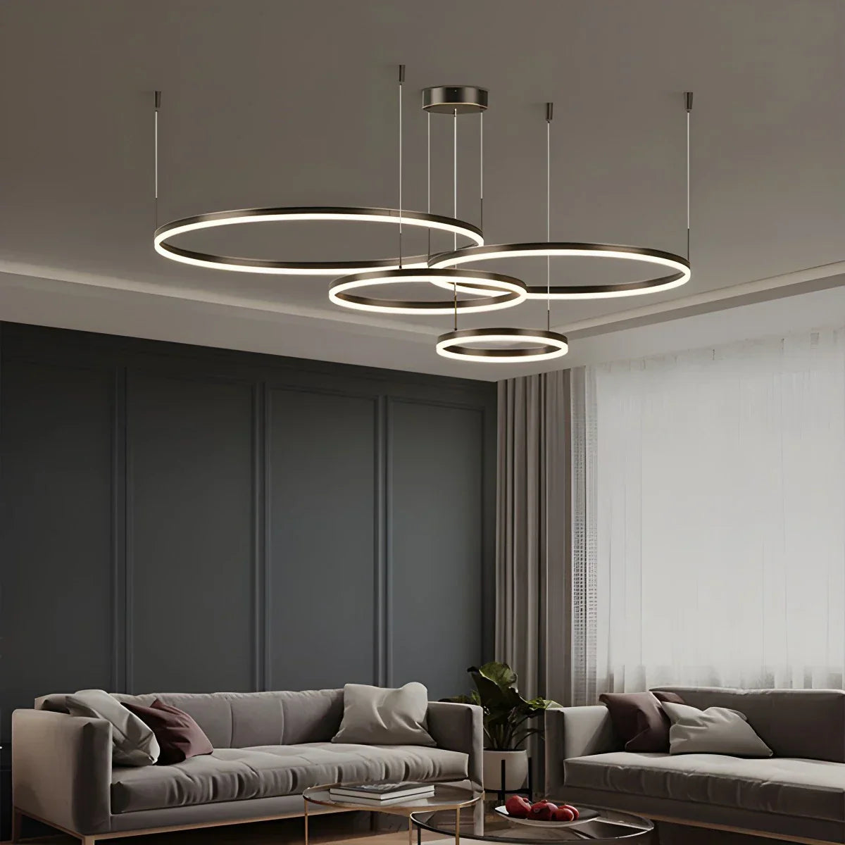 Circora Gelaagde Ringvorm Hanglamp