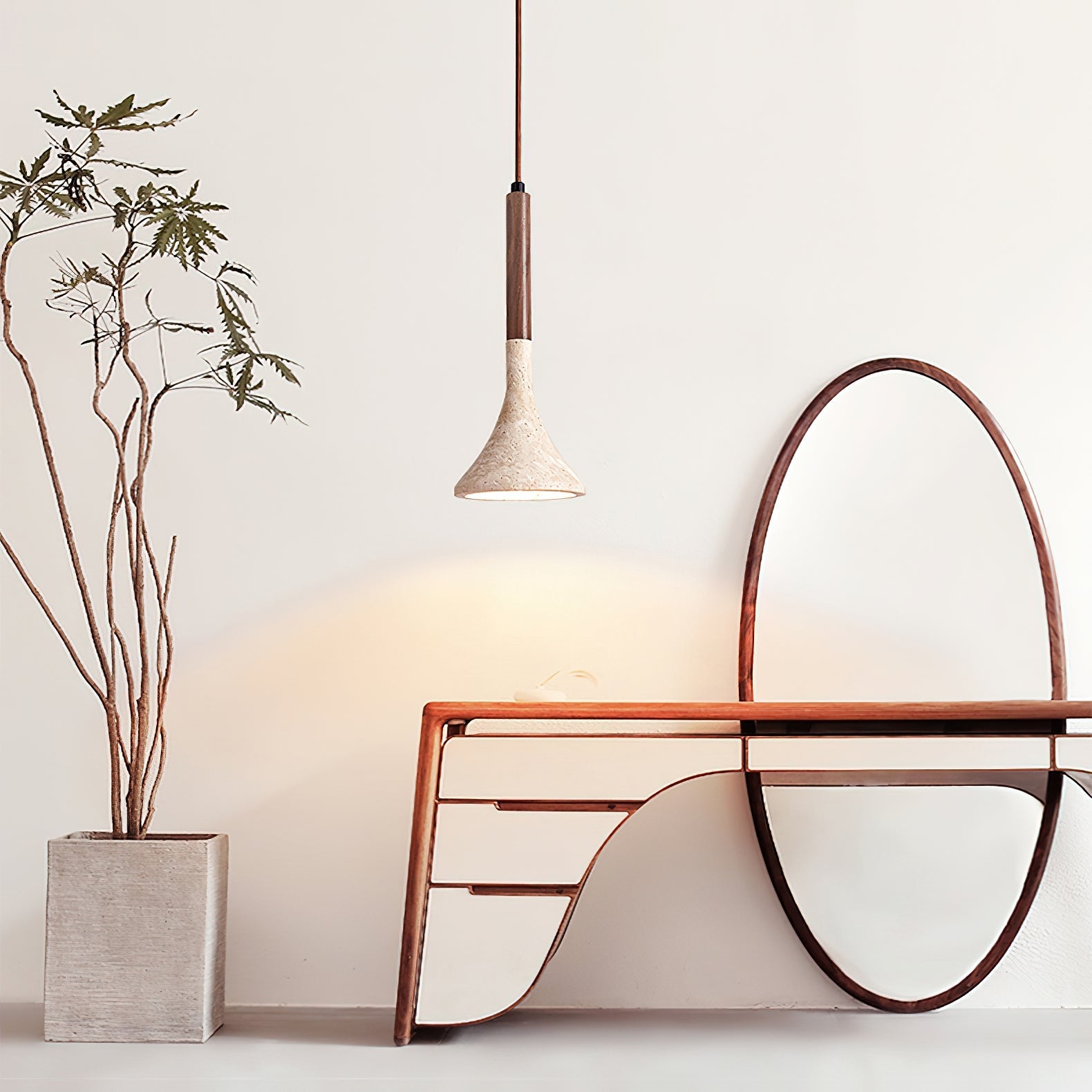 Lebomis Travertijn Hanglamp