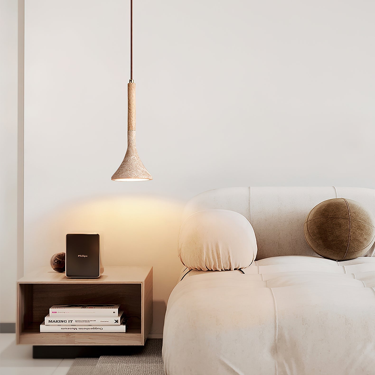 Lebomis Travertijn Hanglamp