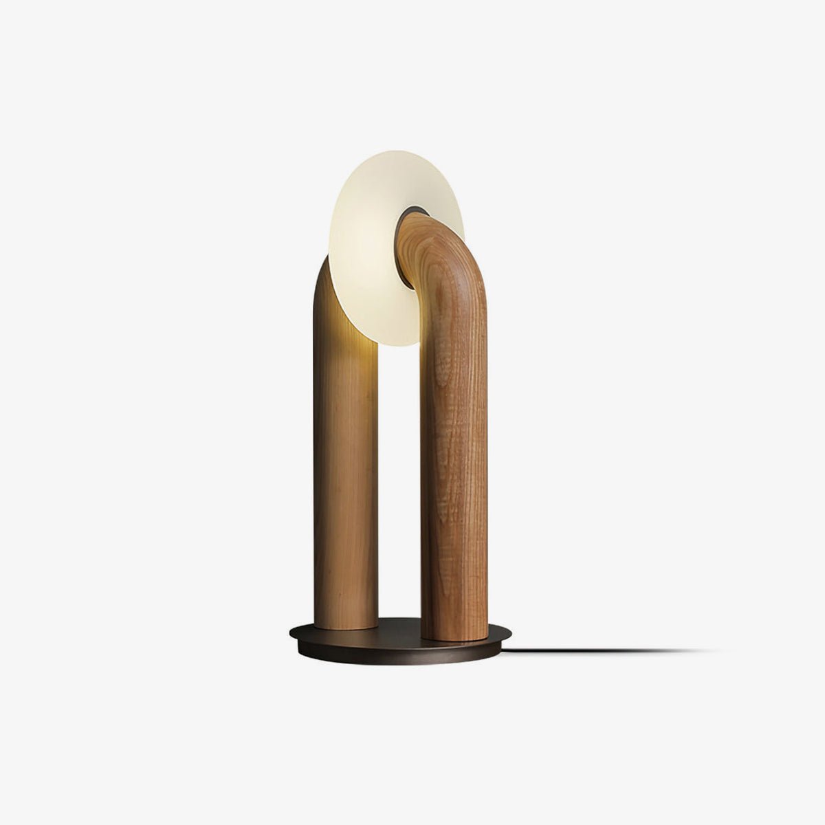 Disc Houten Tafellamp