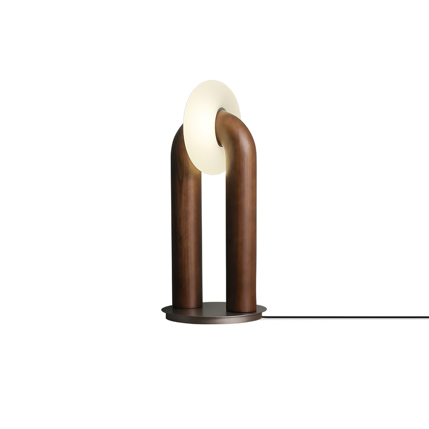 Disc Houten Tafellamp
