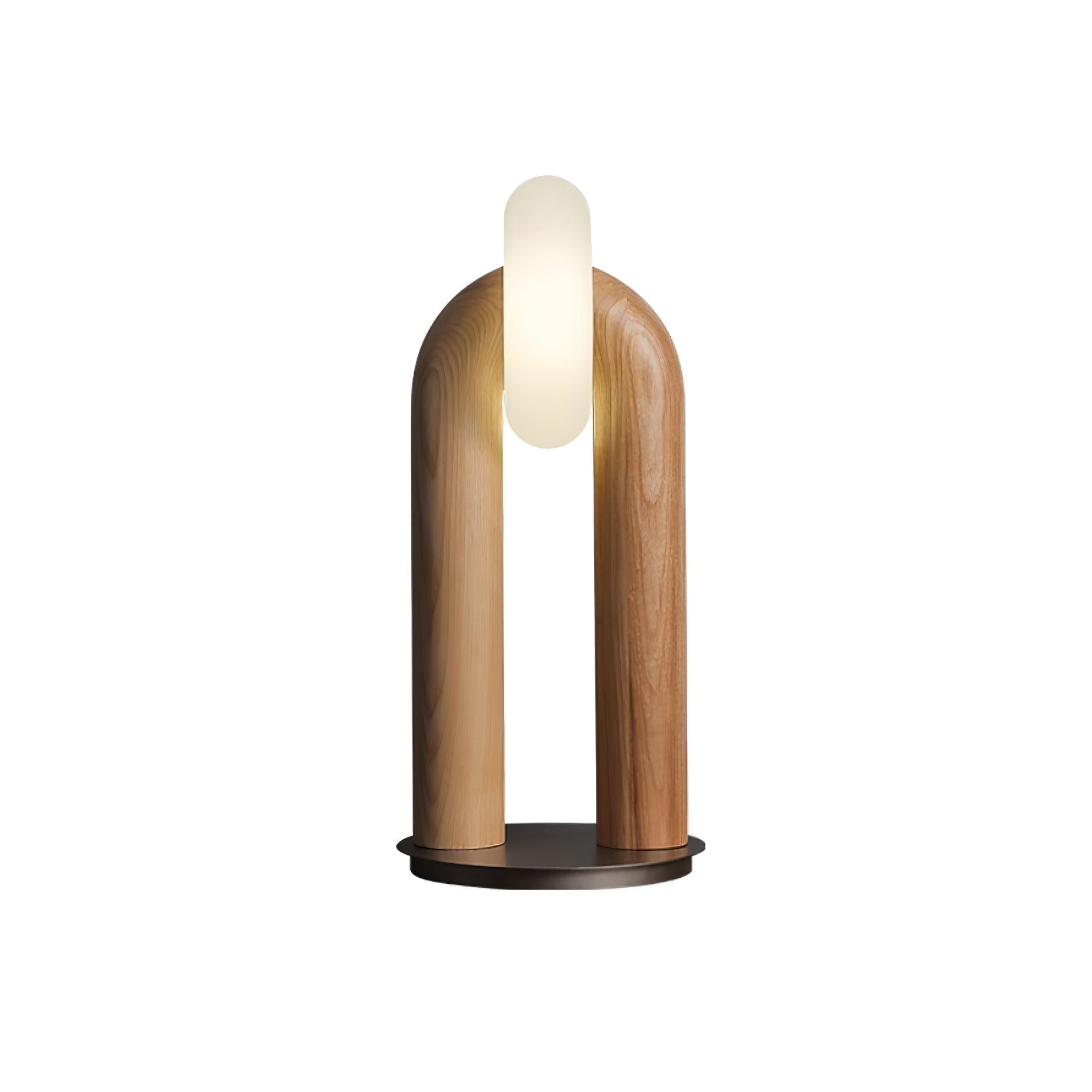 Disc Houten Tafellamp